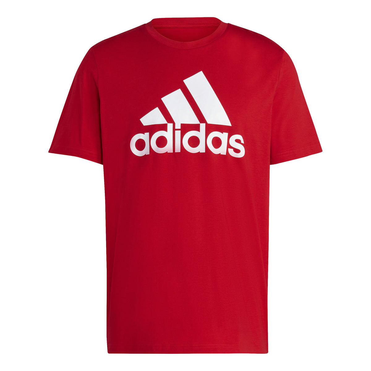 adidas Big Logo Single Jersey T-shirt Herrar - röd, vit