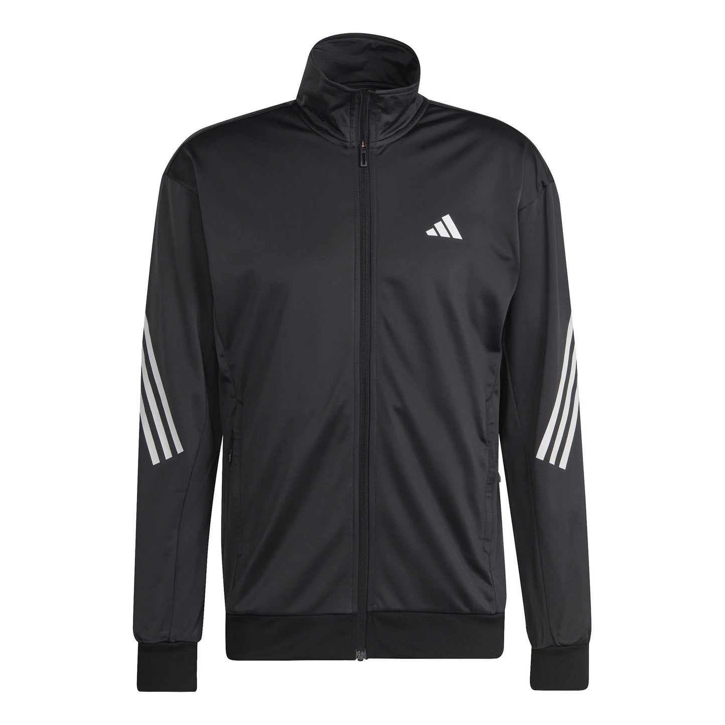 adidas 3Stripes Knit Träningsjacka Herrar - svart, vit