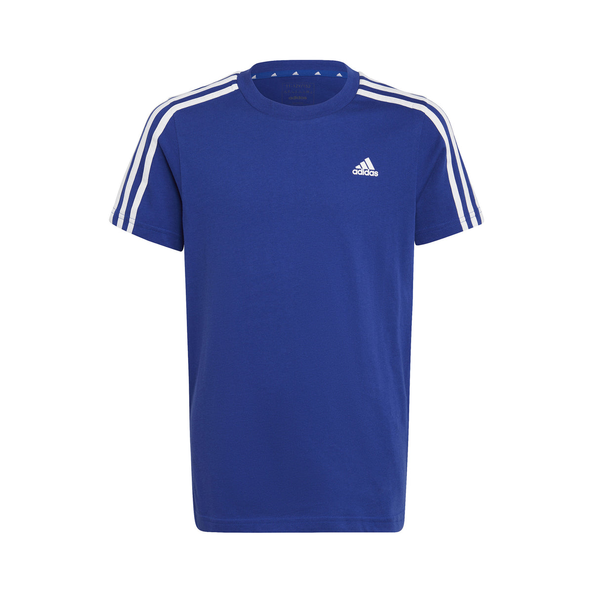 adidas 3Stripes T-shirt Pojkar - blå, vit