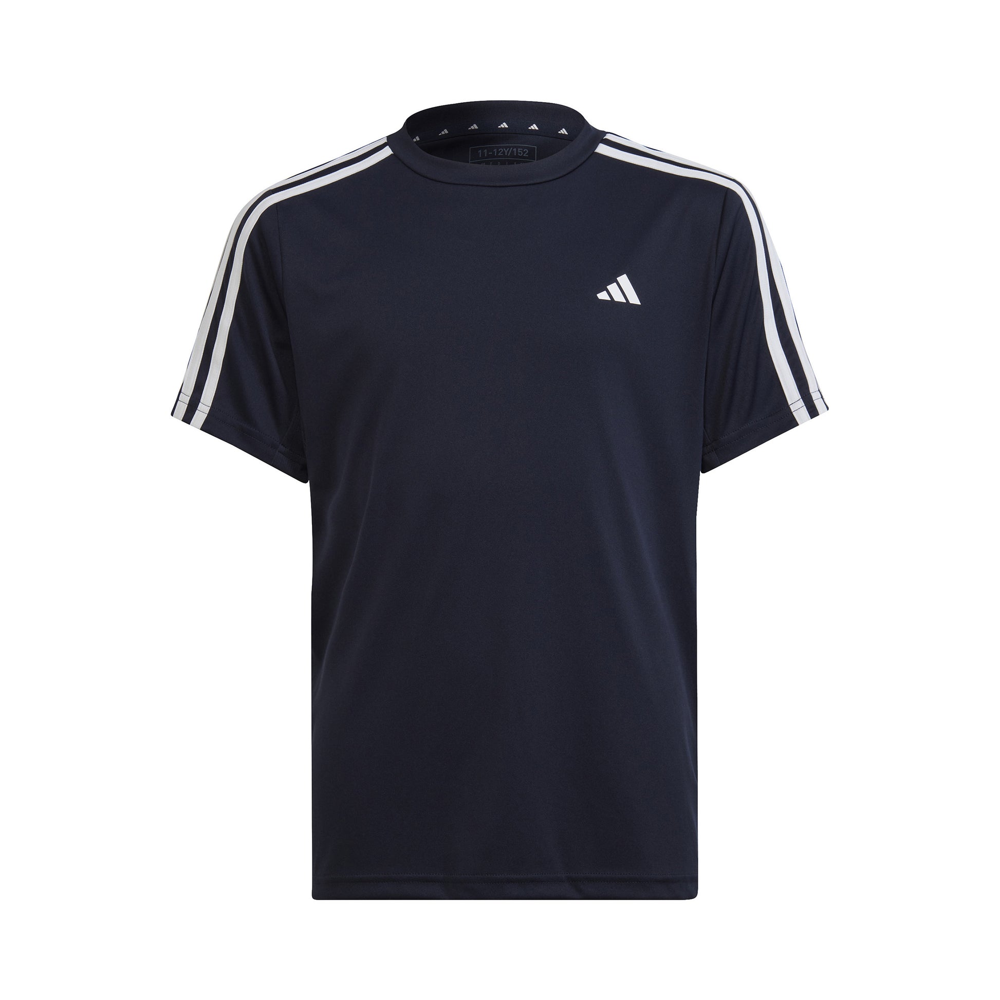 adidas Train AEROREADY 3-Stripes Regular-Fit T-shirt Pojkar - mörkblå, vit