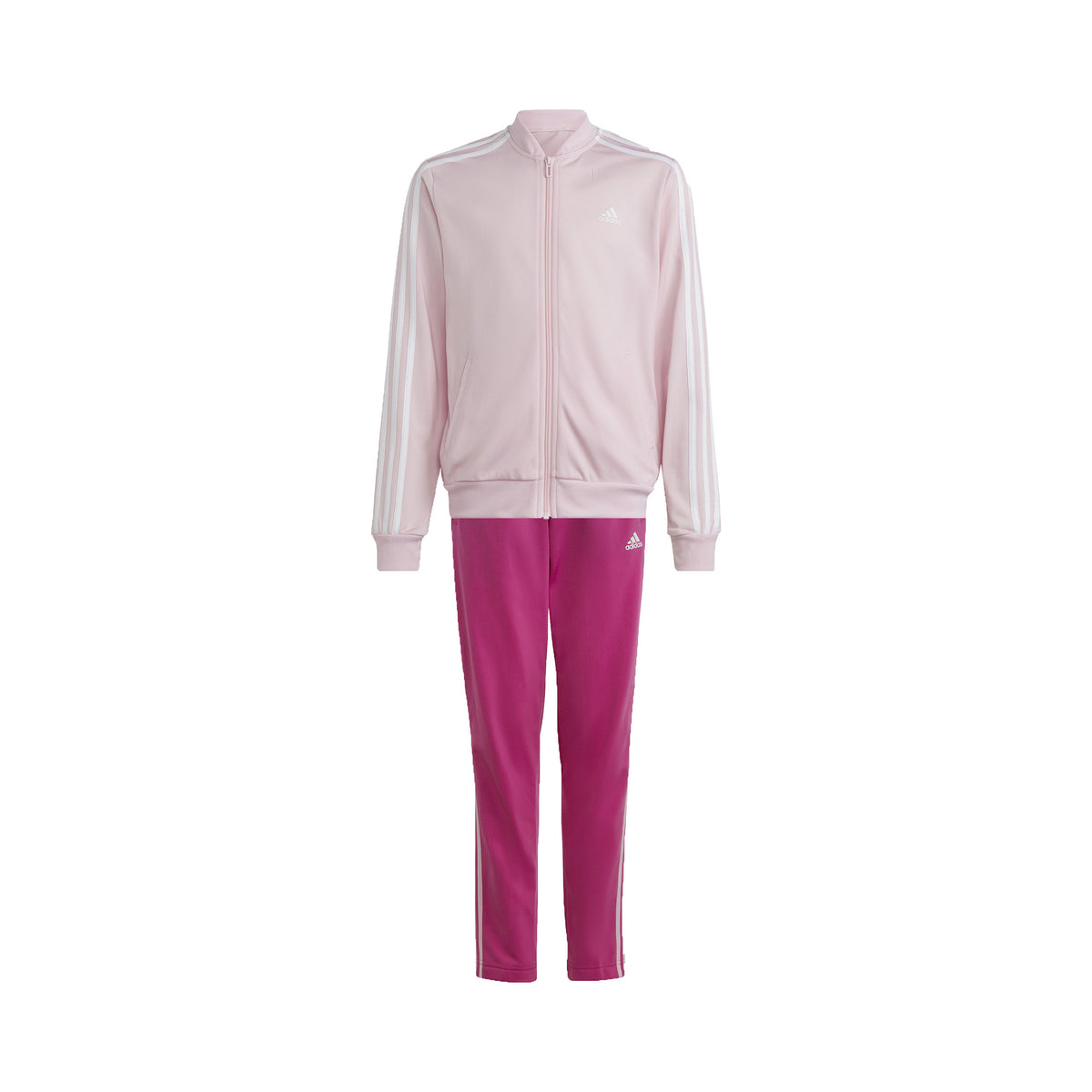 adidas 3Stripes Träningsoverall Flickor - rosa, pink