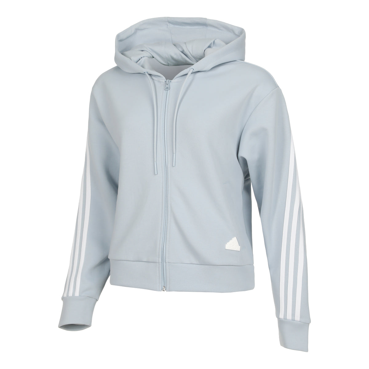 adidas Linear French Terry Sweat-jacka Damer - blågrå, vit