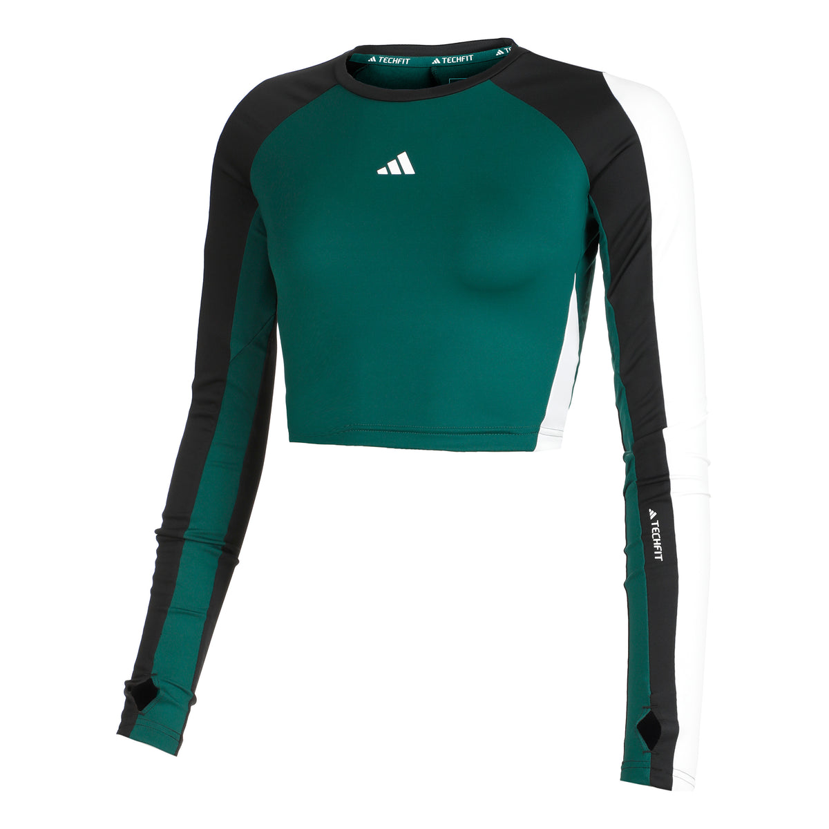 adidas Tech-Fit Color Block Långärmat Damer - svart,