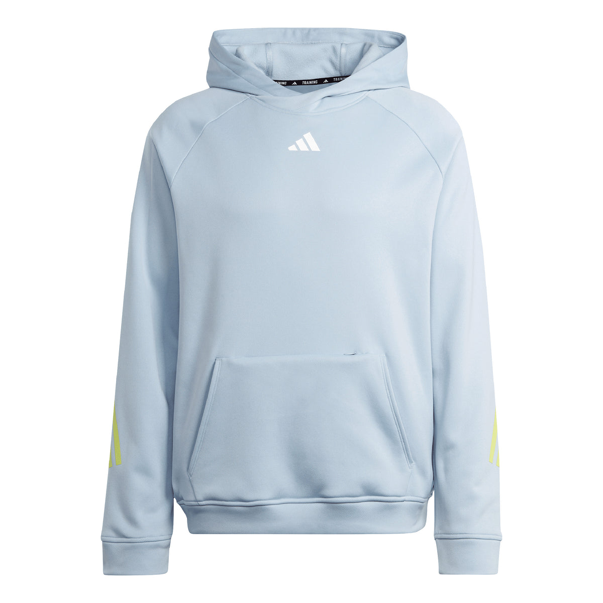 adidas Training Icons 3 Stripes Sweat-jacka Herrar - ljusblå, lime