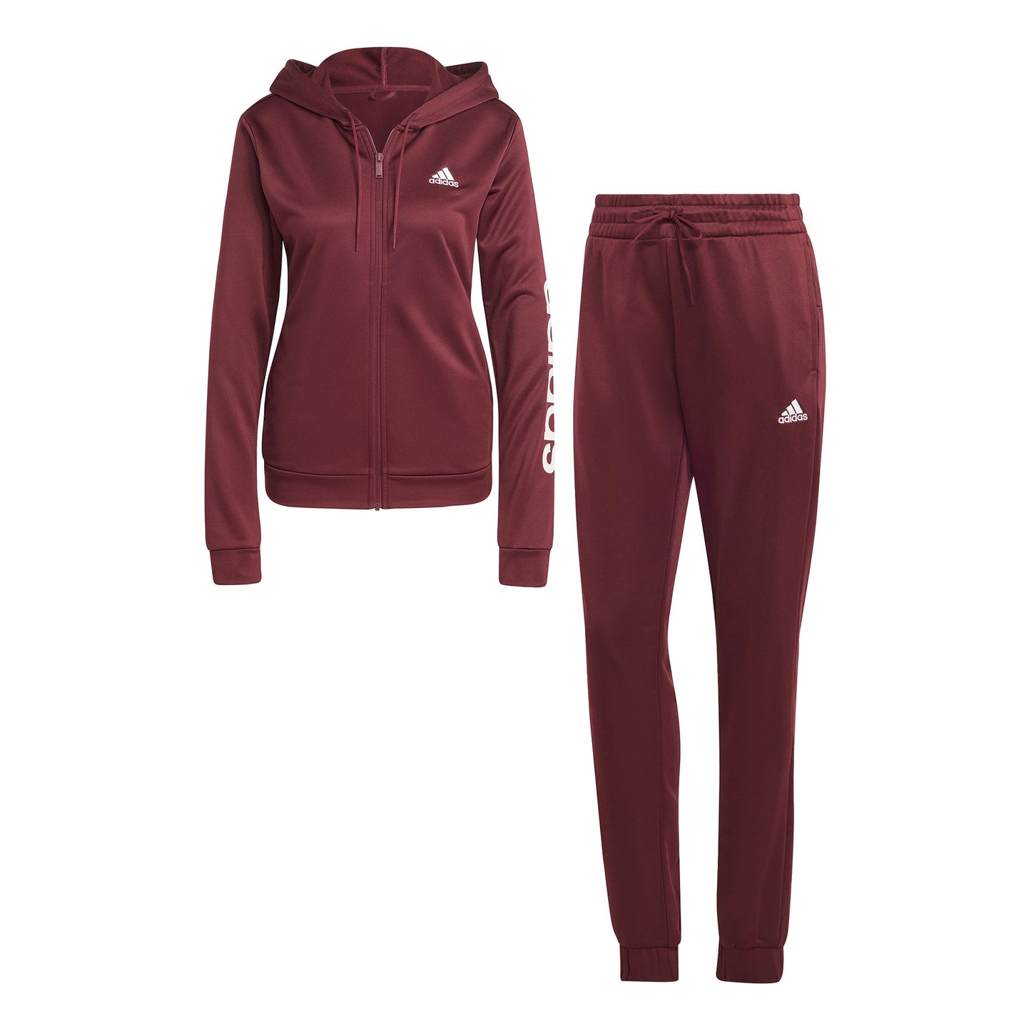 adidas Linear Träningsoverall Damer - röd,