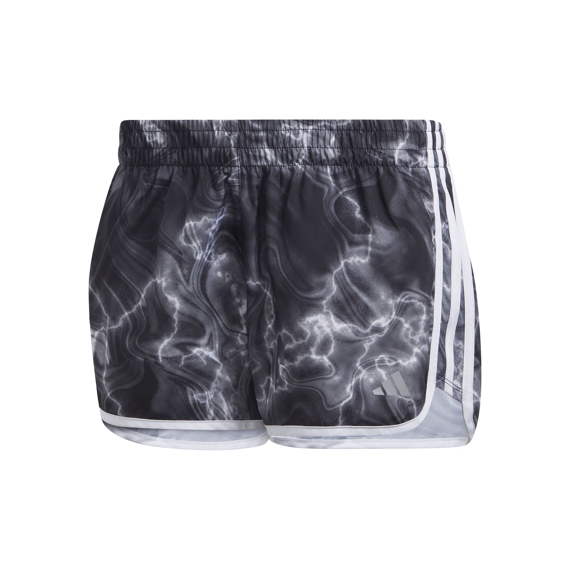 adidas M20 3in AOP Löparshorts Damer-Svart,Flerfärgad