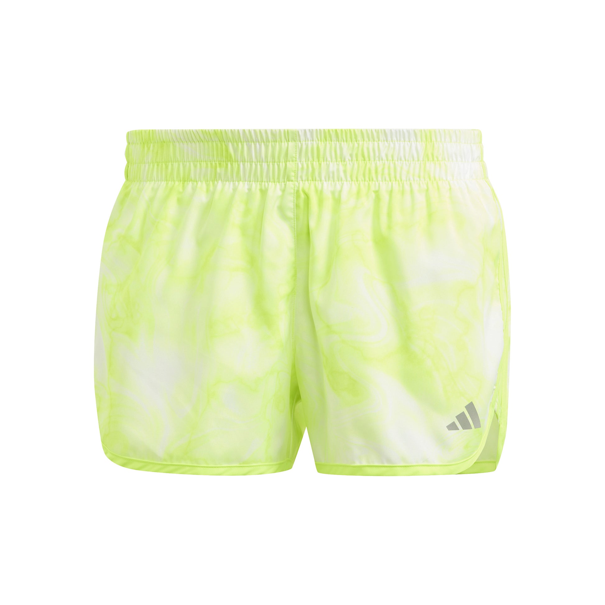 adidas M20 3in AOP Löparshorts Damer - neongrön, flerfärgad