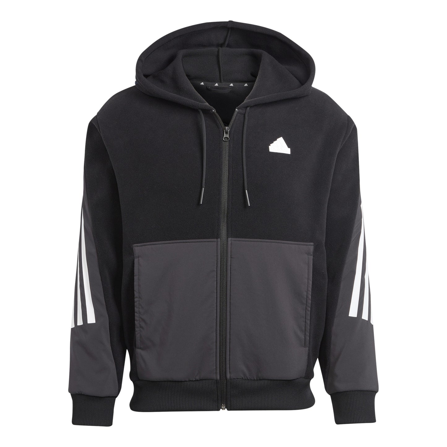 adidas Future Icon 3 Stripes Sweat-jacka Herrar - svart, vit