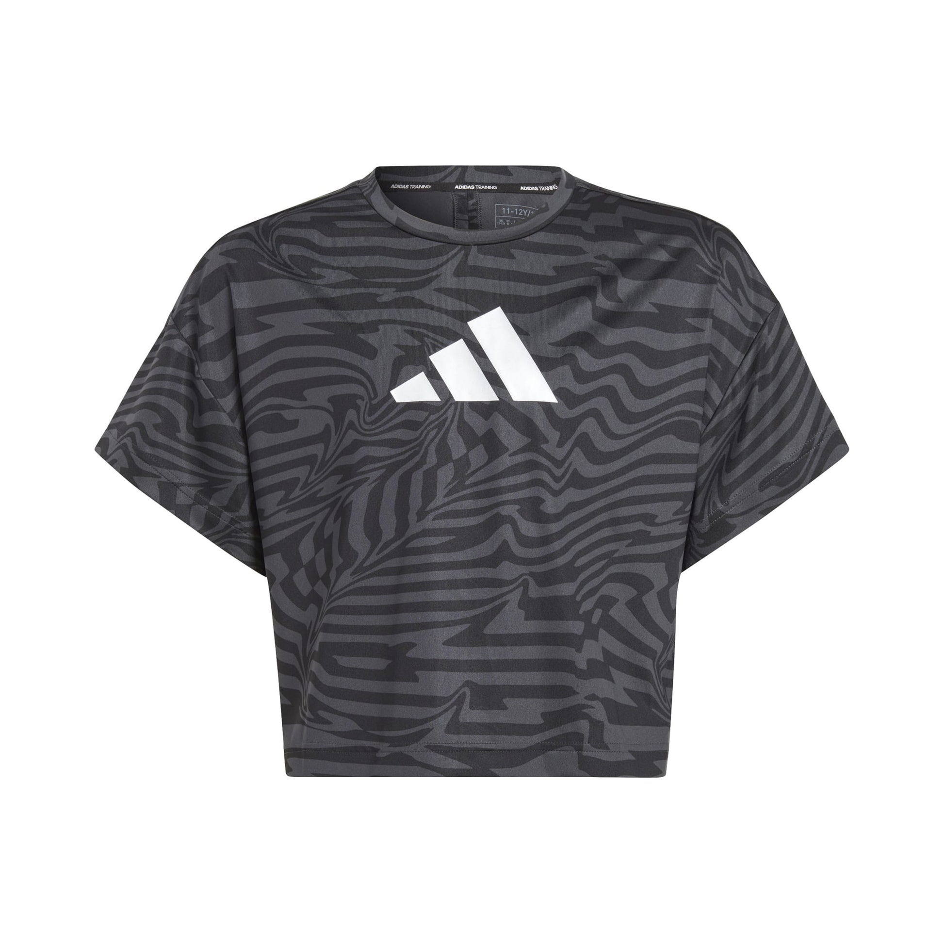 adidas Team Issue AOP T-shirt Flickor - svart, mörkgrå
