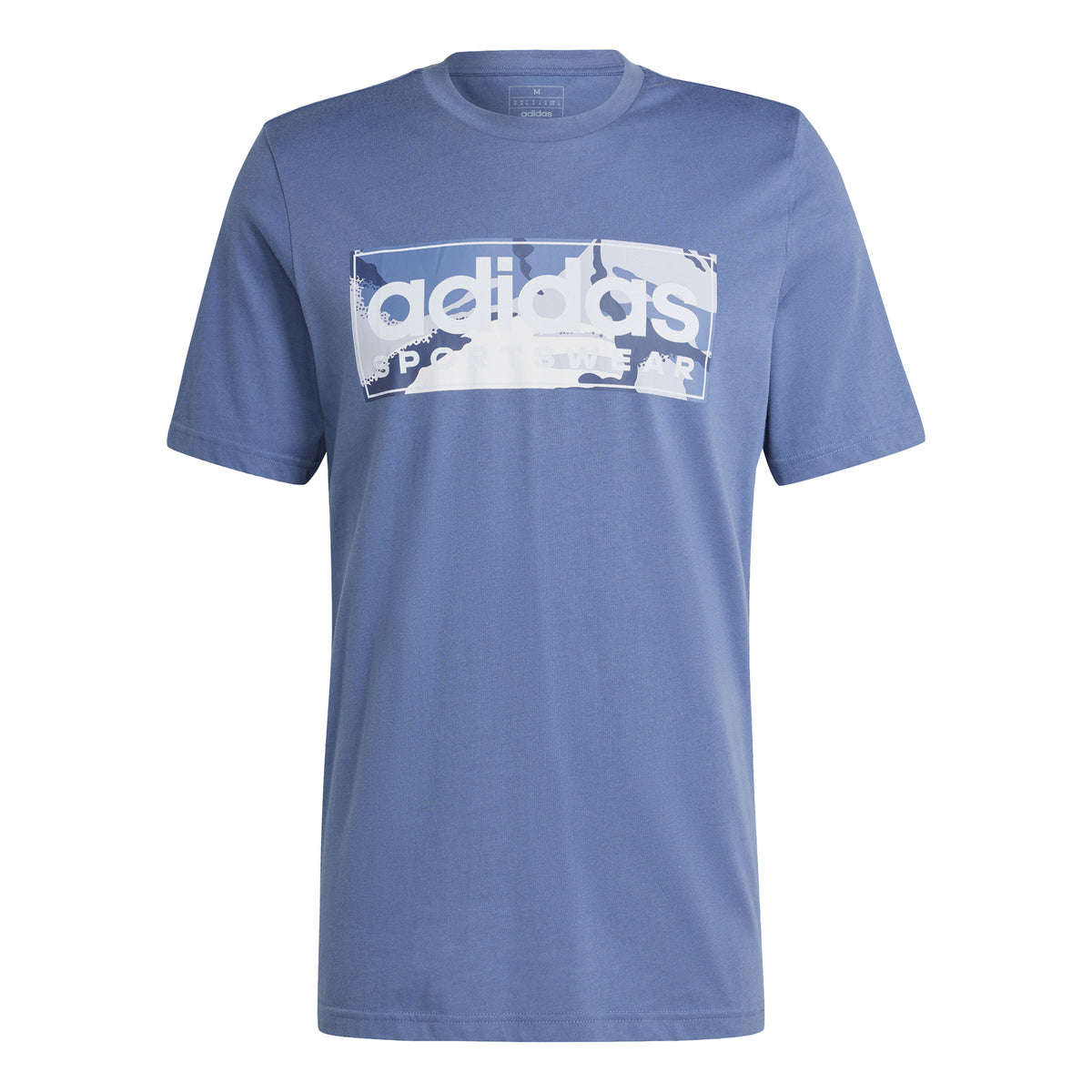 adidas Camo Graphic 2 T-shirt Herrar - blågrå, vit