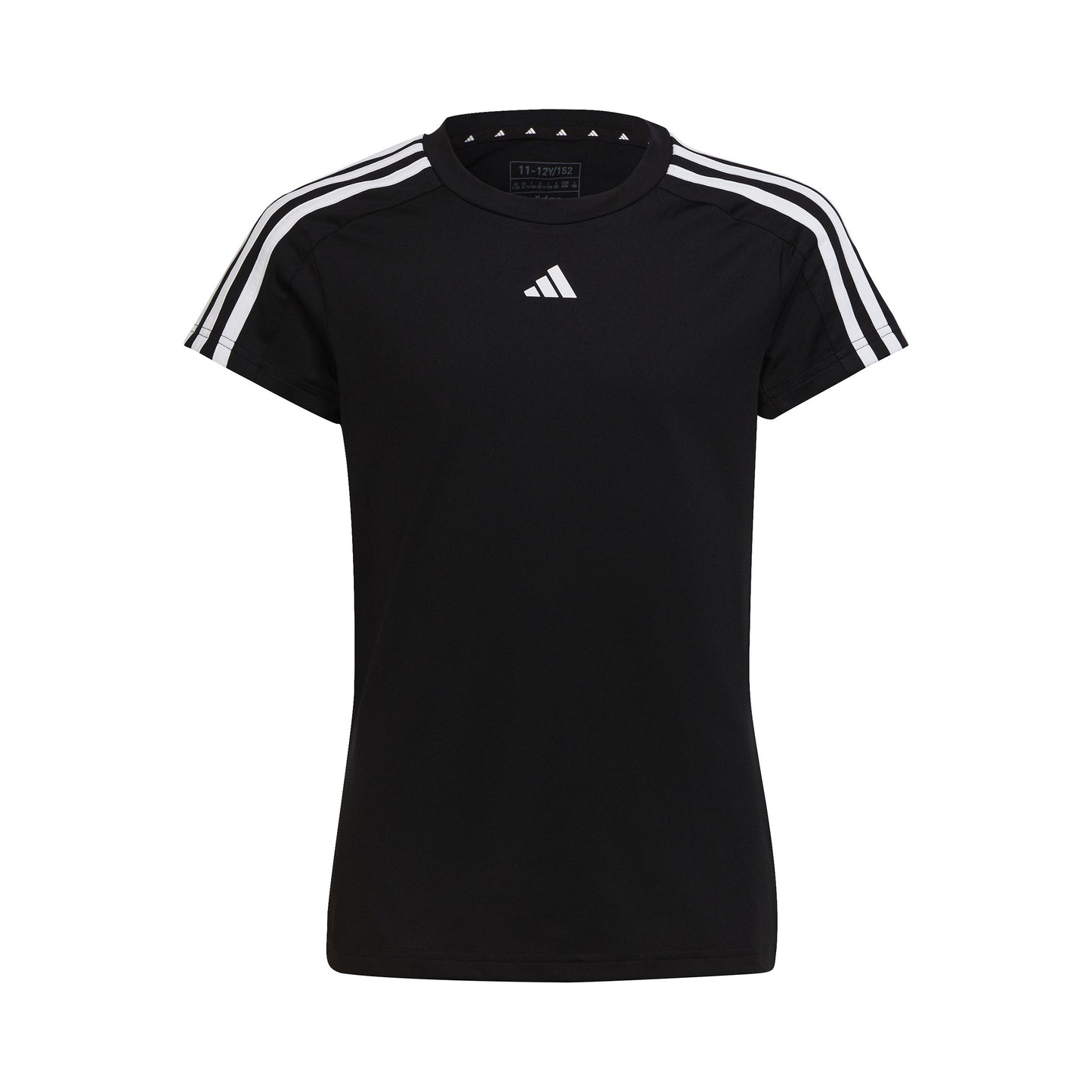 adidas 3Stripes T-shirt Flickor - svart, vit