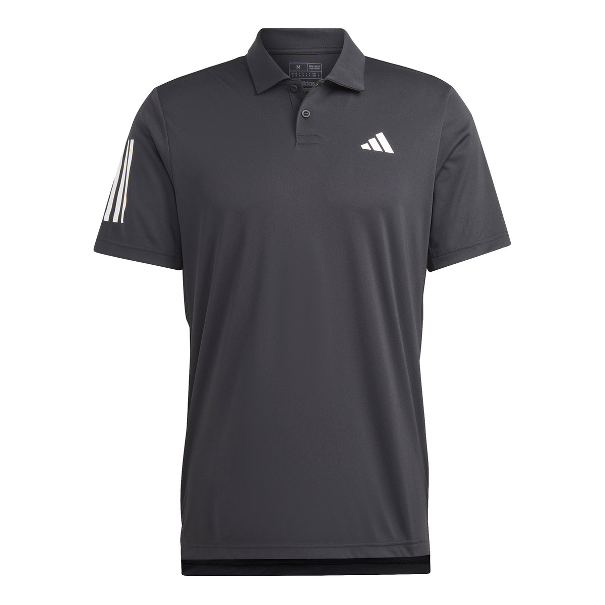 adidas Club 3-Stripes Polo Herrar - svart, vit