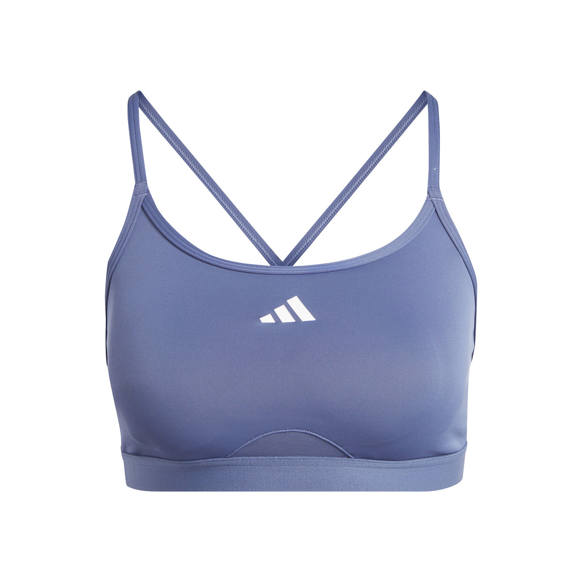 adidas Aeroimpact Low Support Sport-behå Damer - blågrå