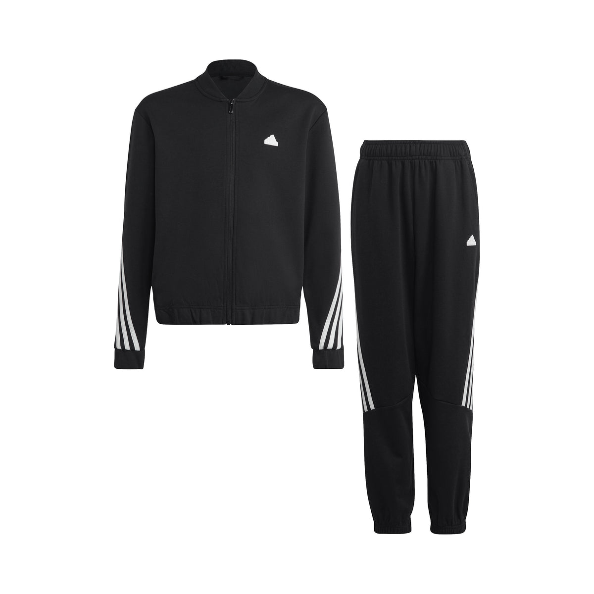 adidas Future Icon 3 Stripes Träningsoverall Pojkar - svart,