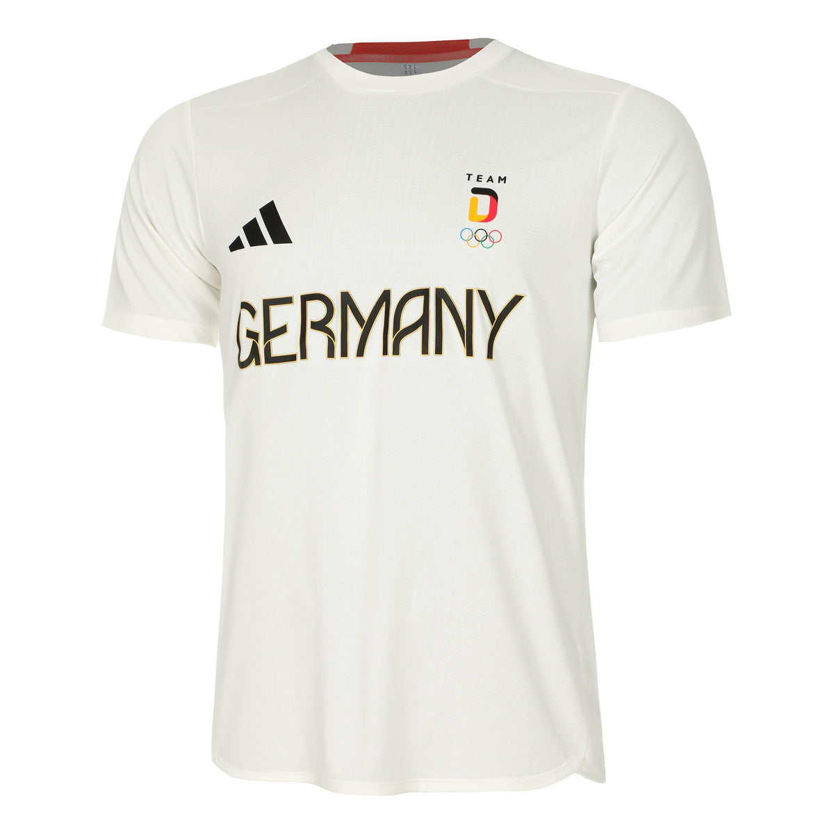 adidas Team HR T-shirt Herrar - vit,