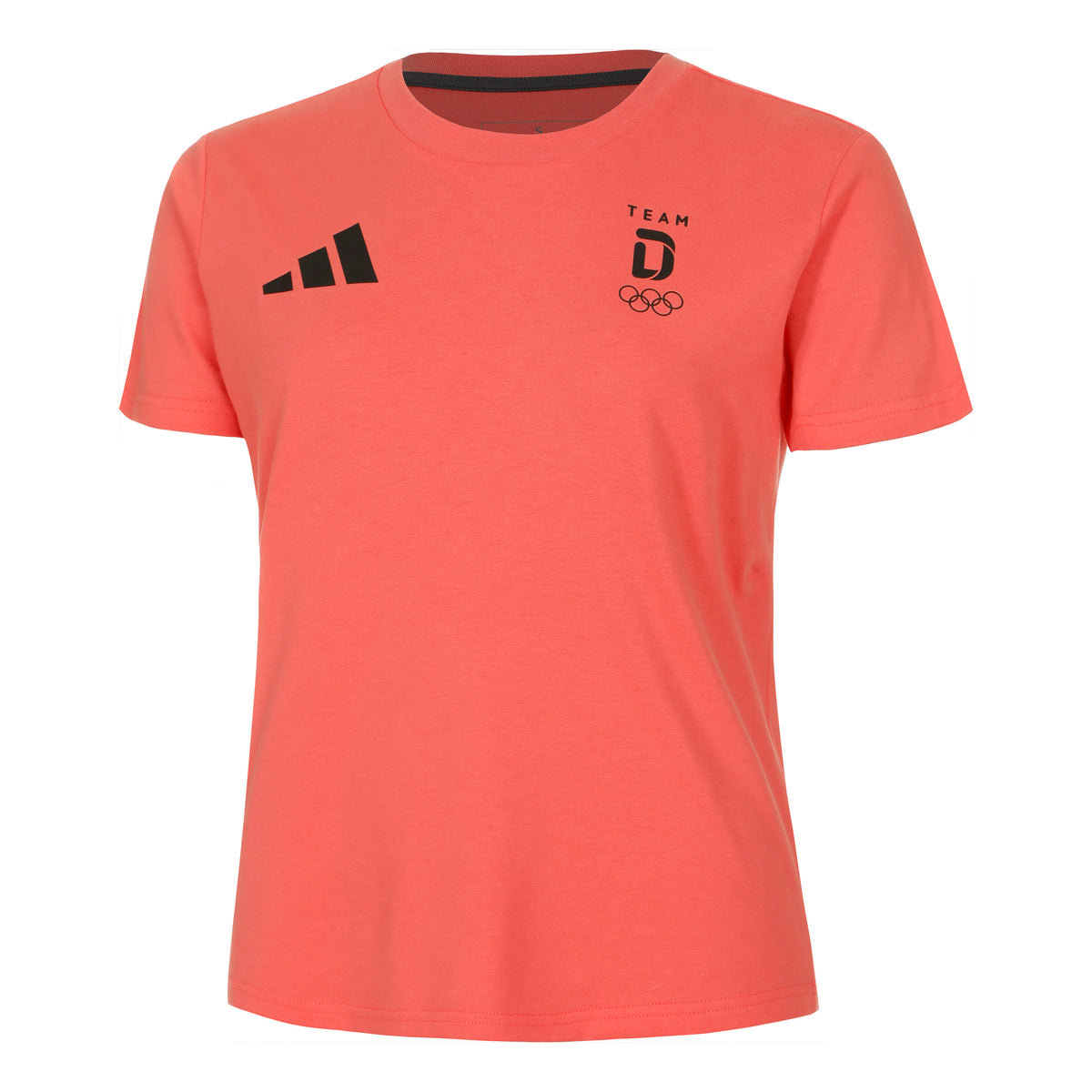 adidas Team Tee T-shirt Damer - korall,