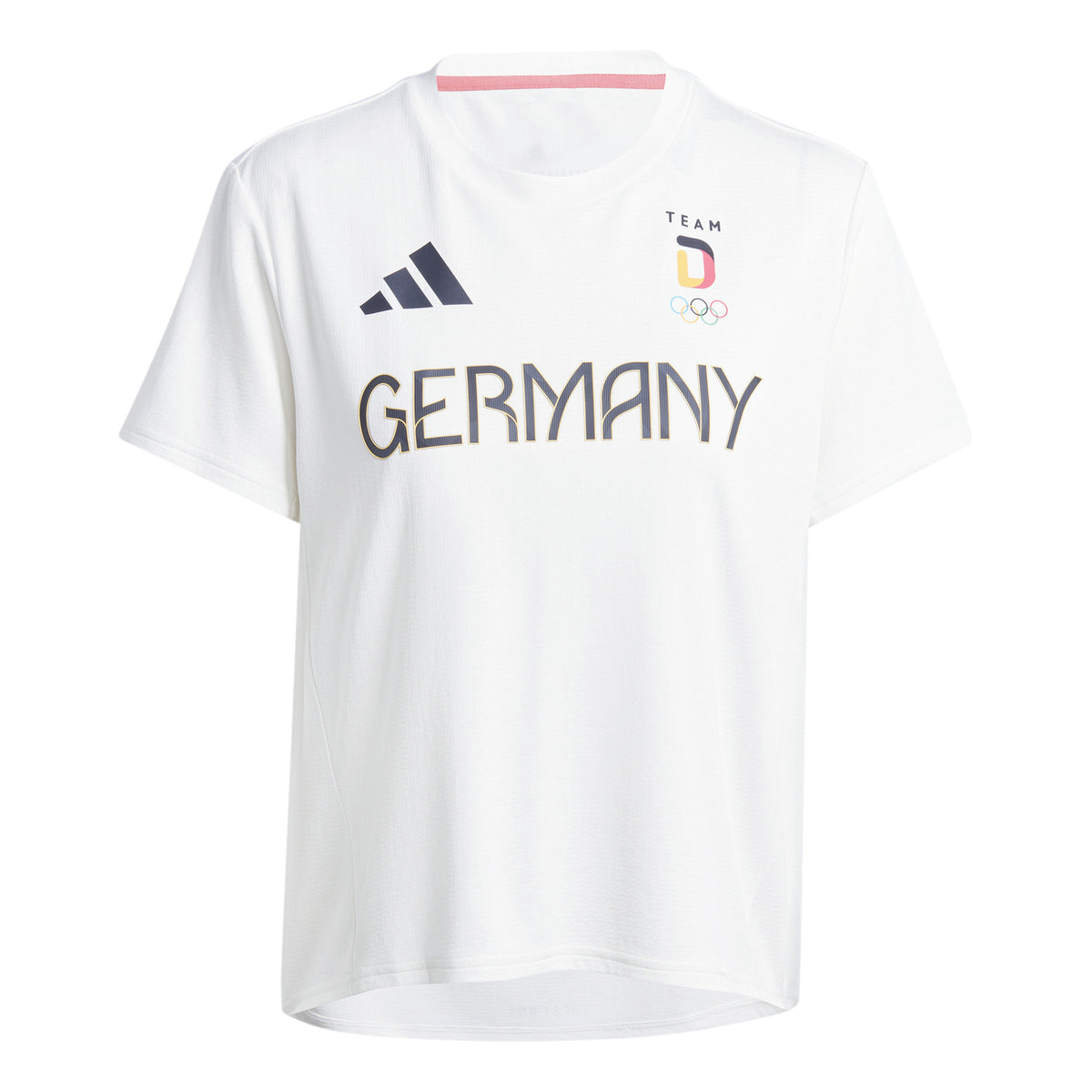 adidas Team HR Tee T-shirt Damer - vit,