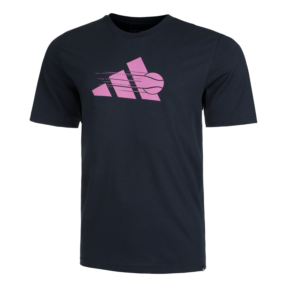 adidas Tennis 3 Stripes T-shirt Herrar - svart, lila