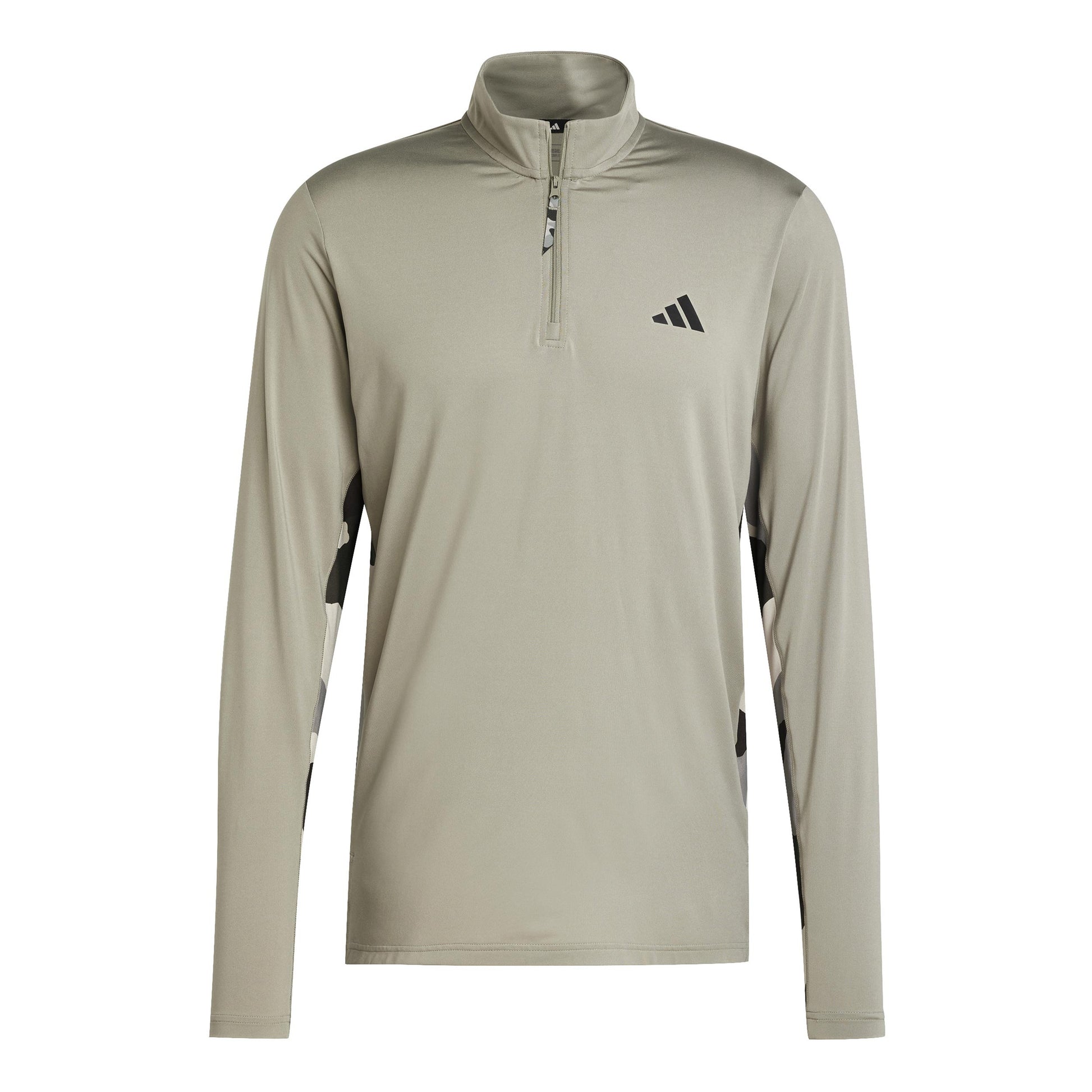 adidas Camo 1/4 Zip Långärmat Herrar - oliv,