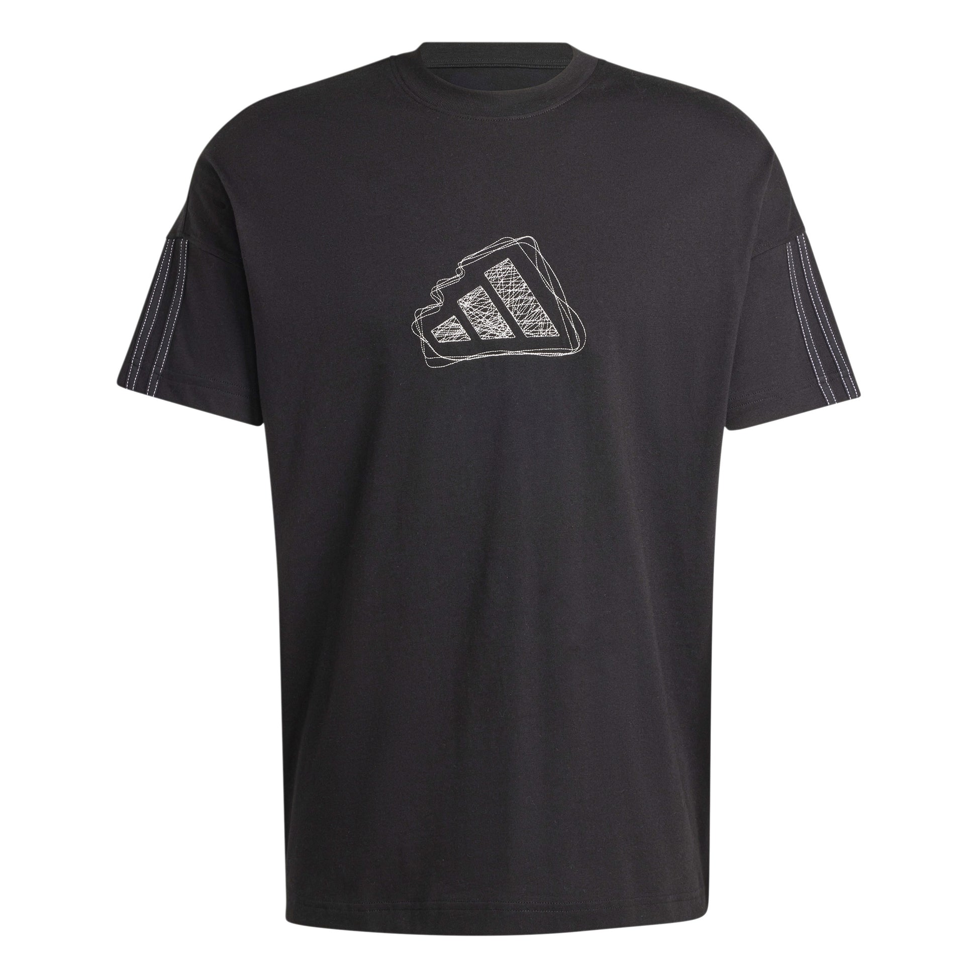 adidas All SZN French Terry T-shirt Herrar - svart,