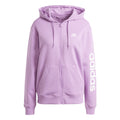 Linear French terry Full Zip Sweat-jacka Damer - rosa,