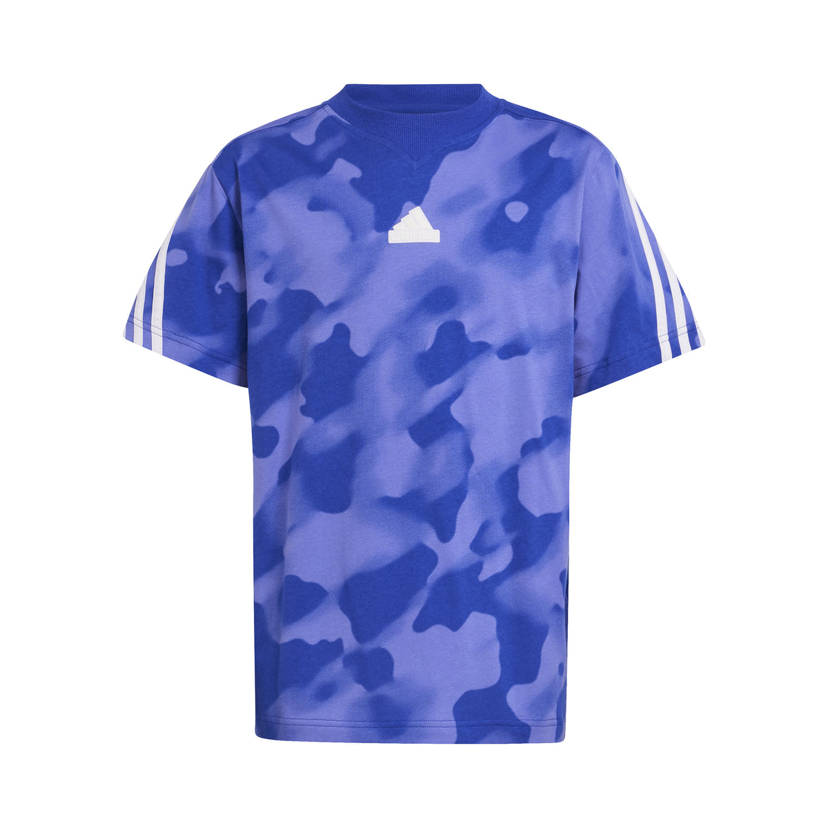 adidas Future Icon Camo Printed T-shirt Pojkar - blå, vit