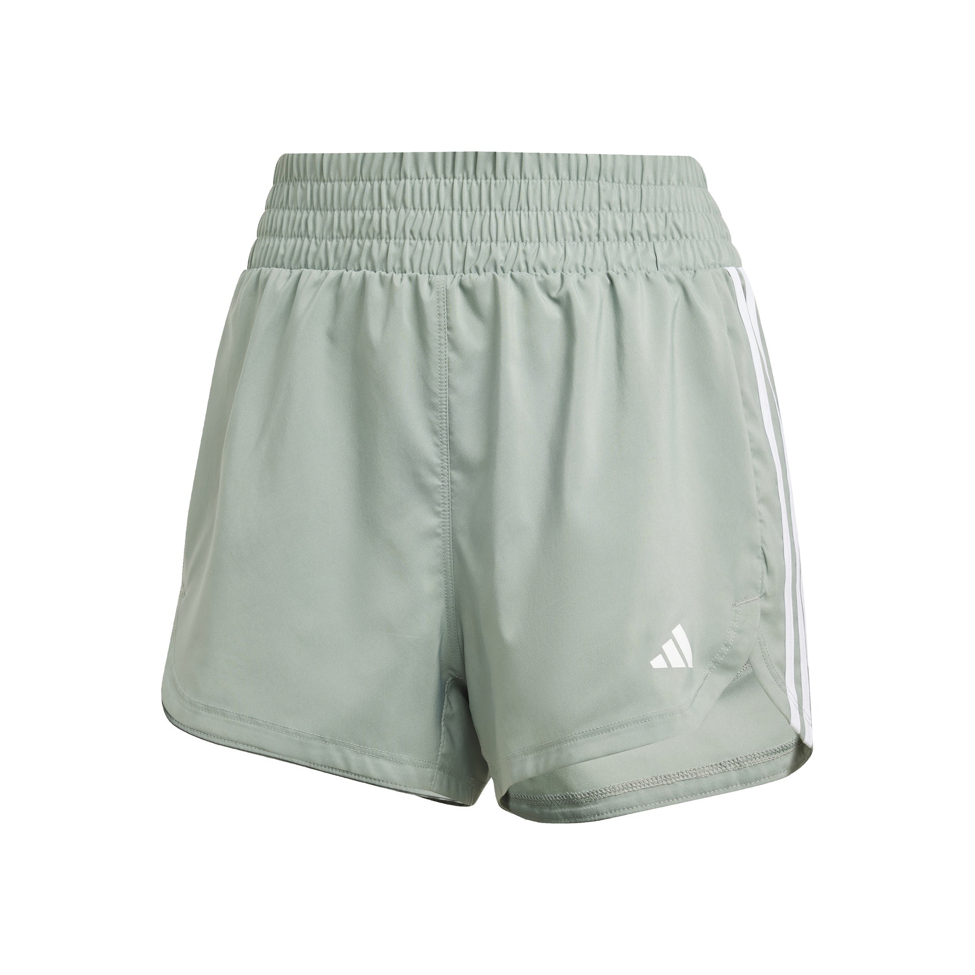 adidas Pacer Woven High-Rise Shorts Damer-Visdom,Vit