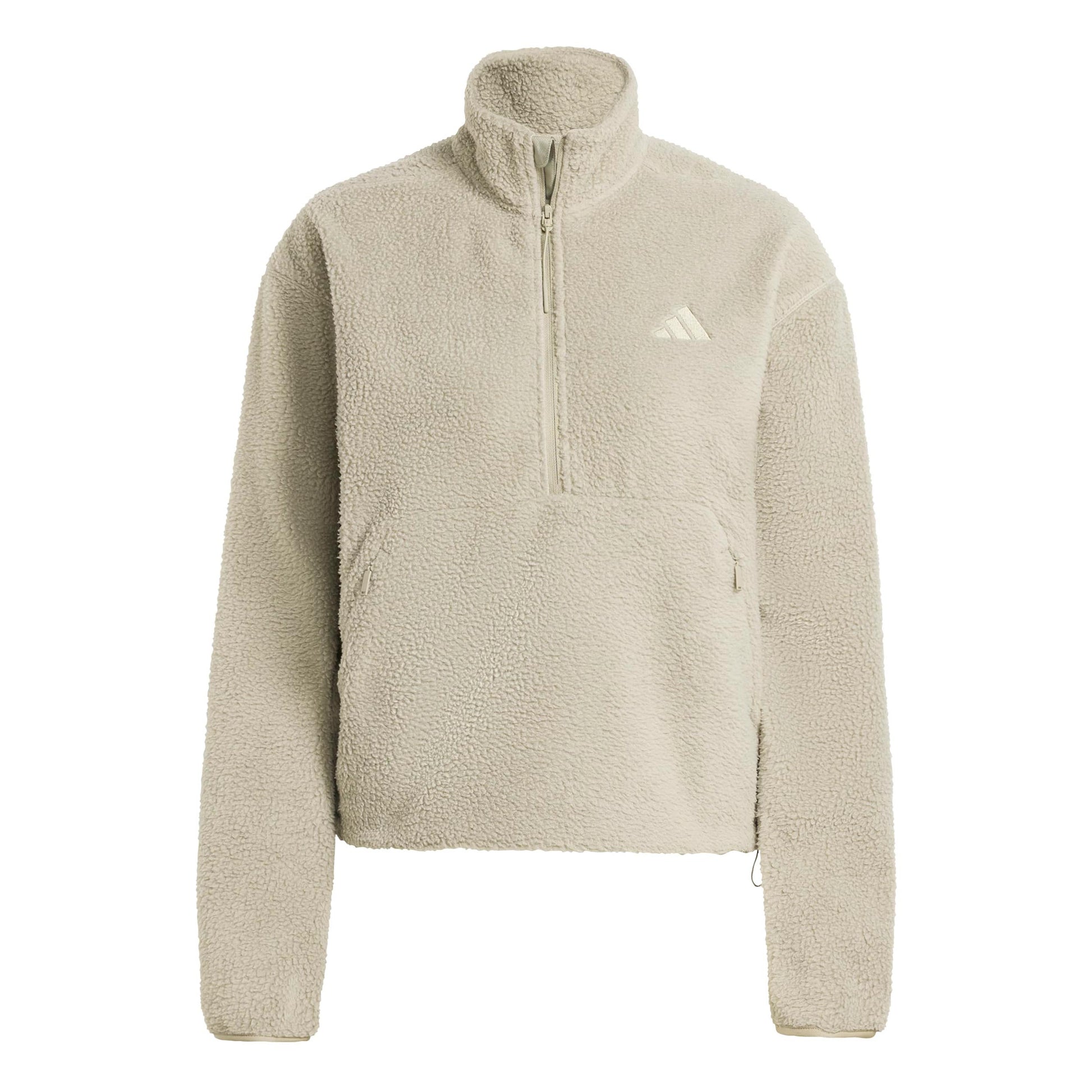 adidas Fleece Half-Zip Tröja Damer-beige