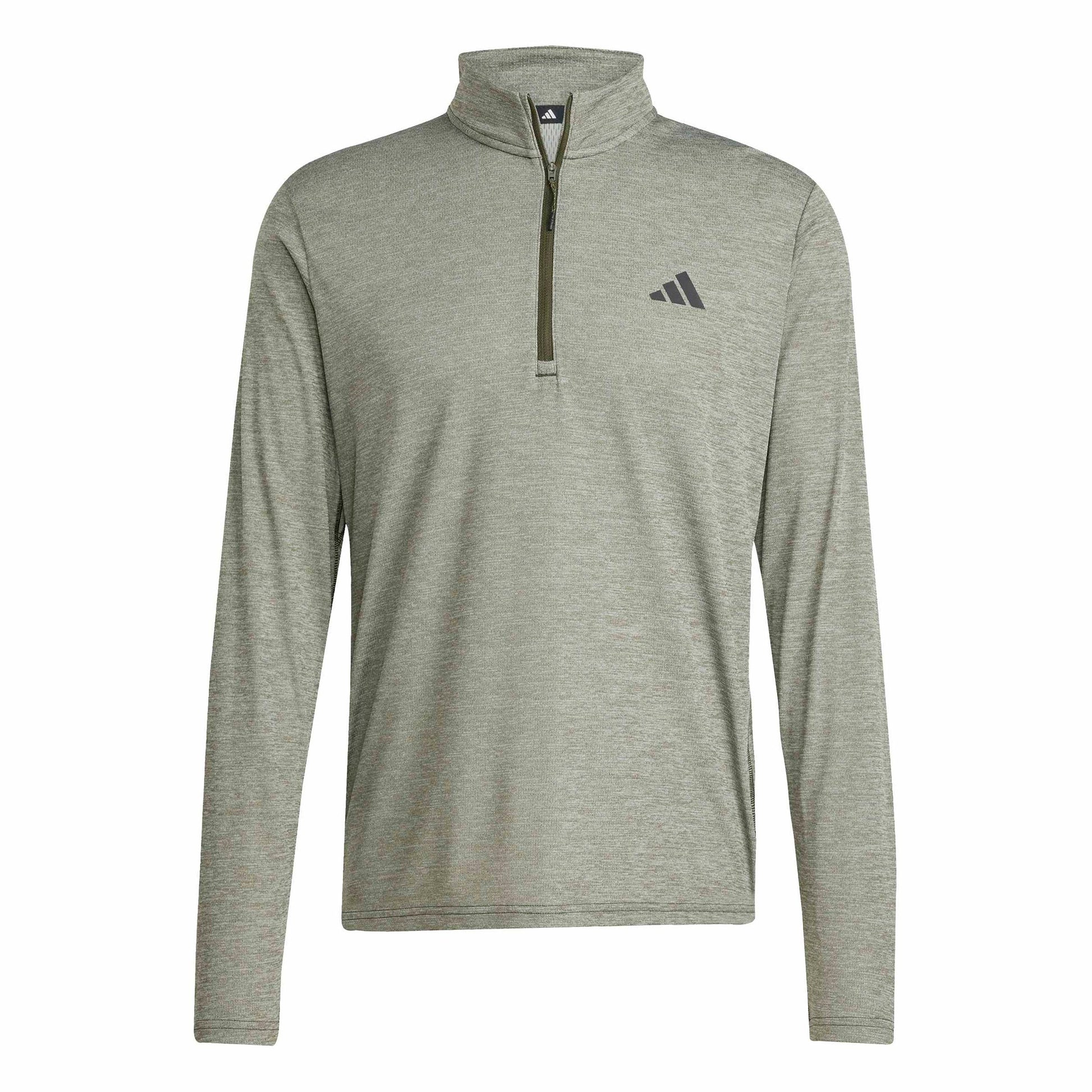 adidas Essentials 1/4 Zip Långärmat - mörkgrön
