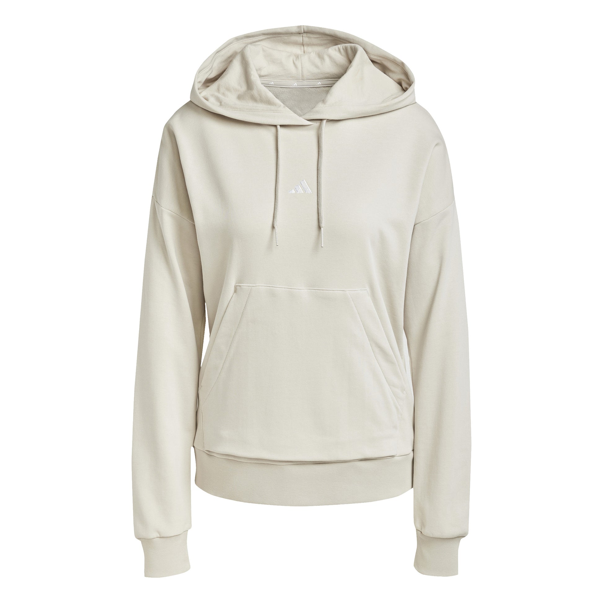 adidas Essentials Small Logo Huvtröja Damer - grå,