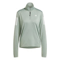 Own the Run Half-Zip Långärmat Damer - visdom,