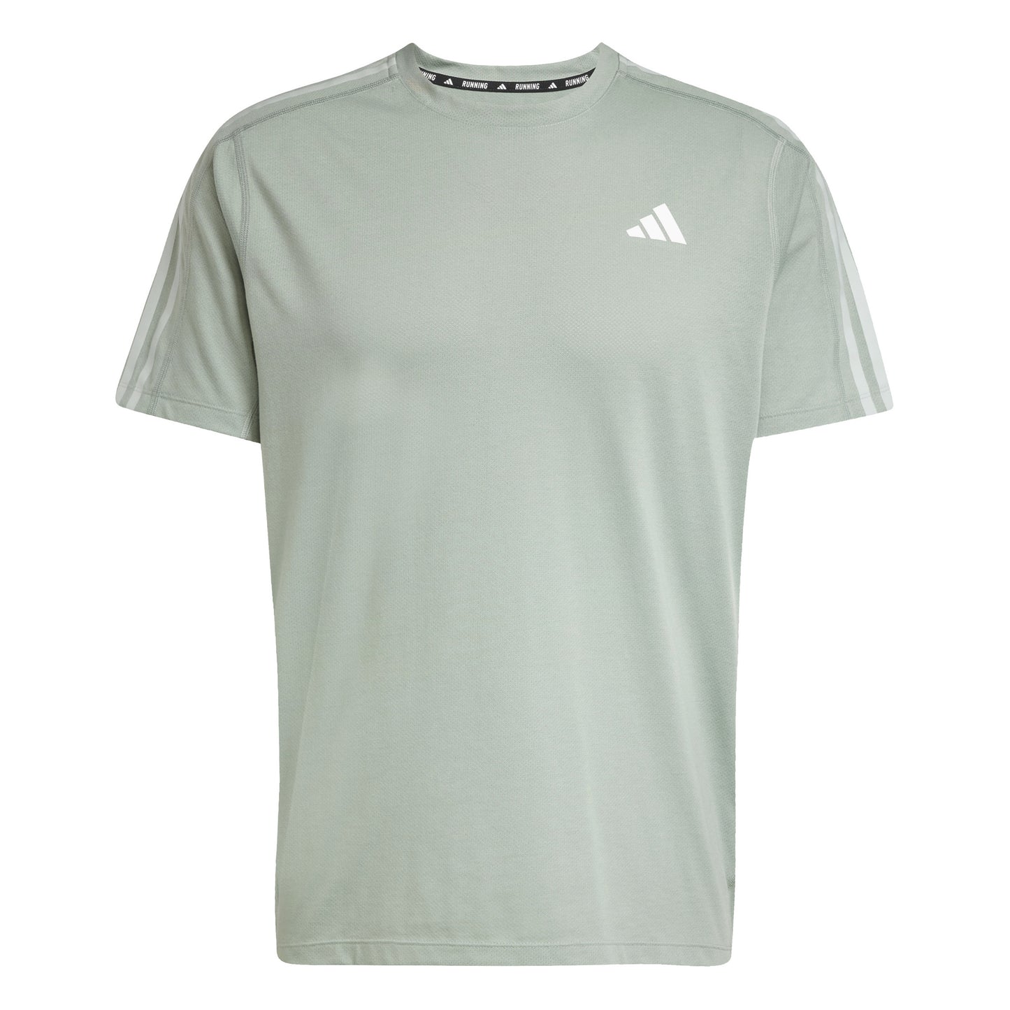 adidas Own The Run E 3S Löpartröja Herrar - visdom, vit