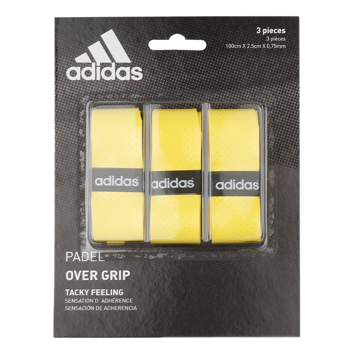 adidas Padel Overgrip 3-pack - gul