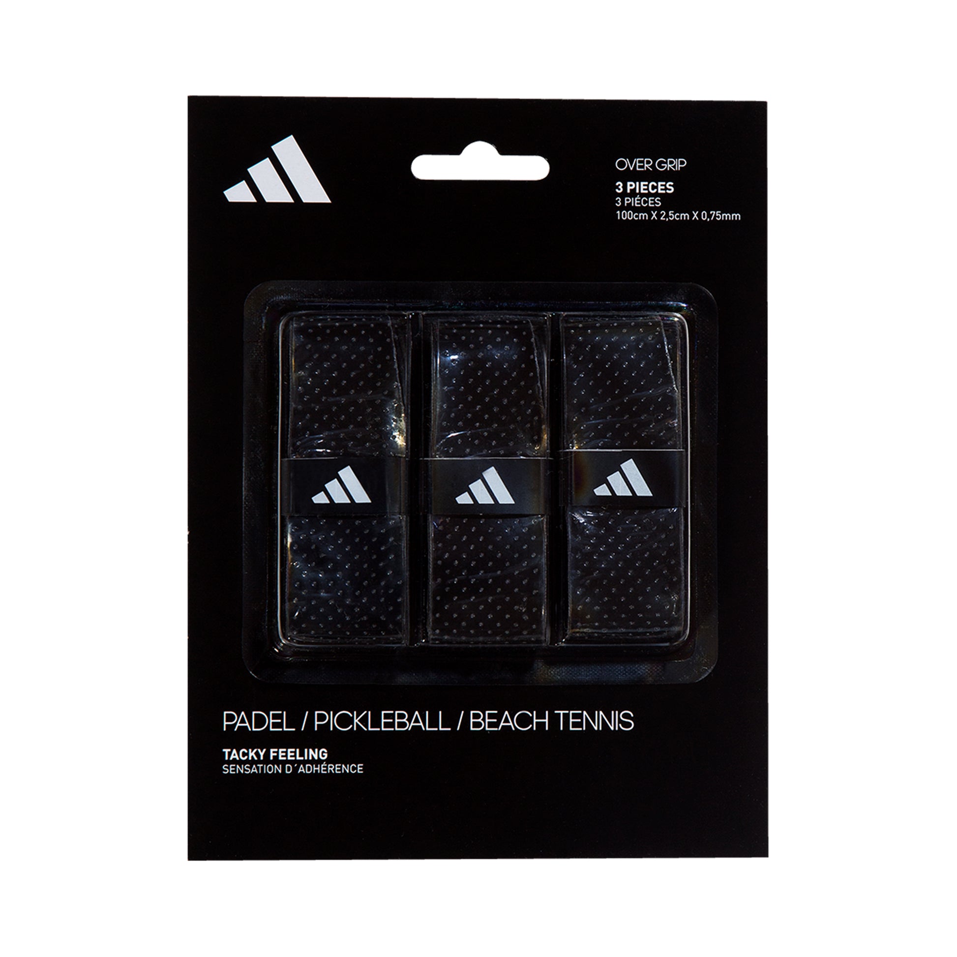 adidas Padel Overgrip 3-pack-Svart