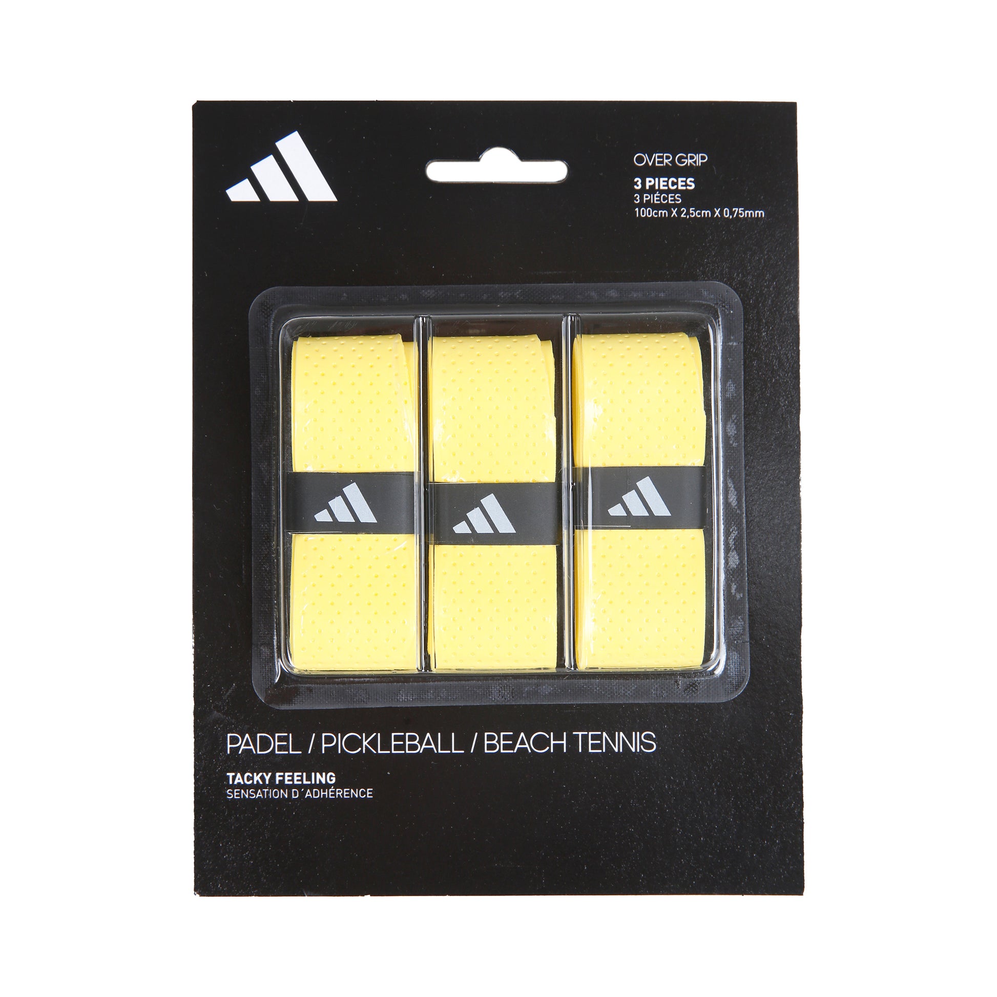 adidas Padel Overgrip 3-pack-Gul