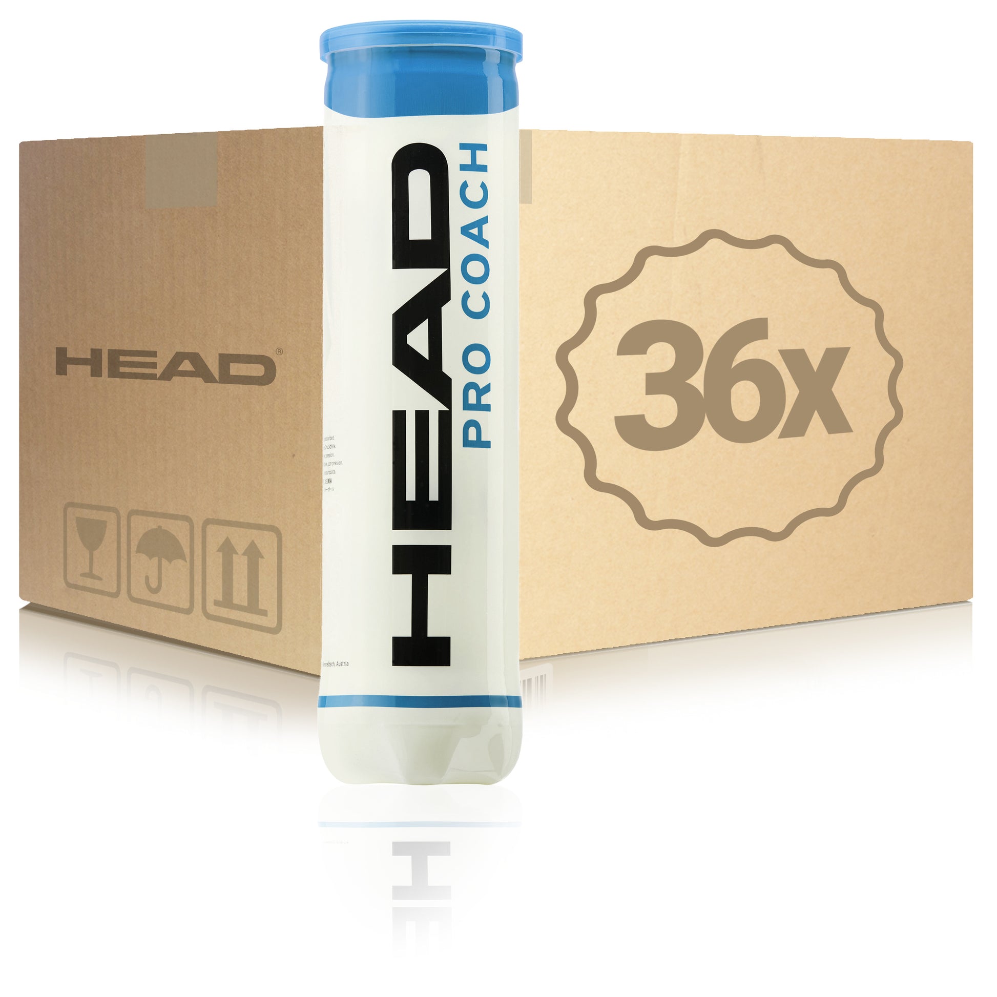 HEAD 36x 4-pack rör Pro Coach I kartong