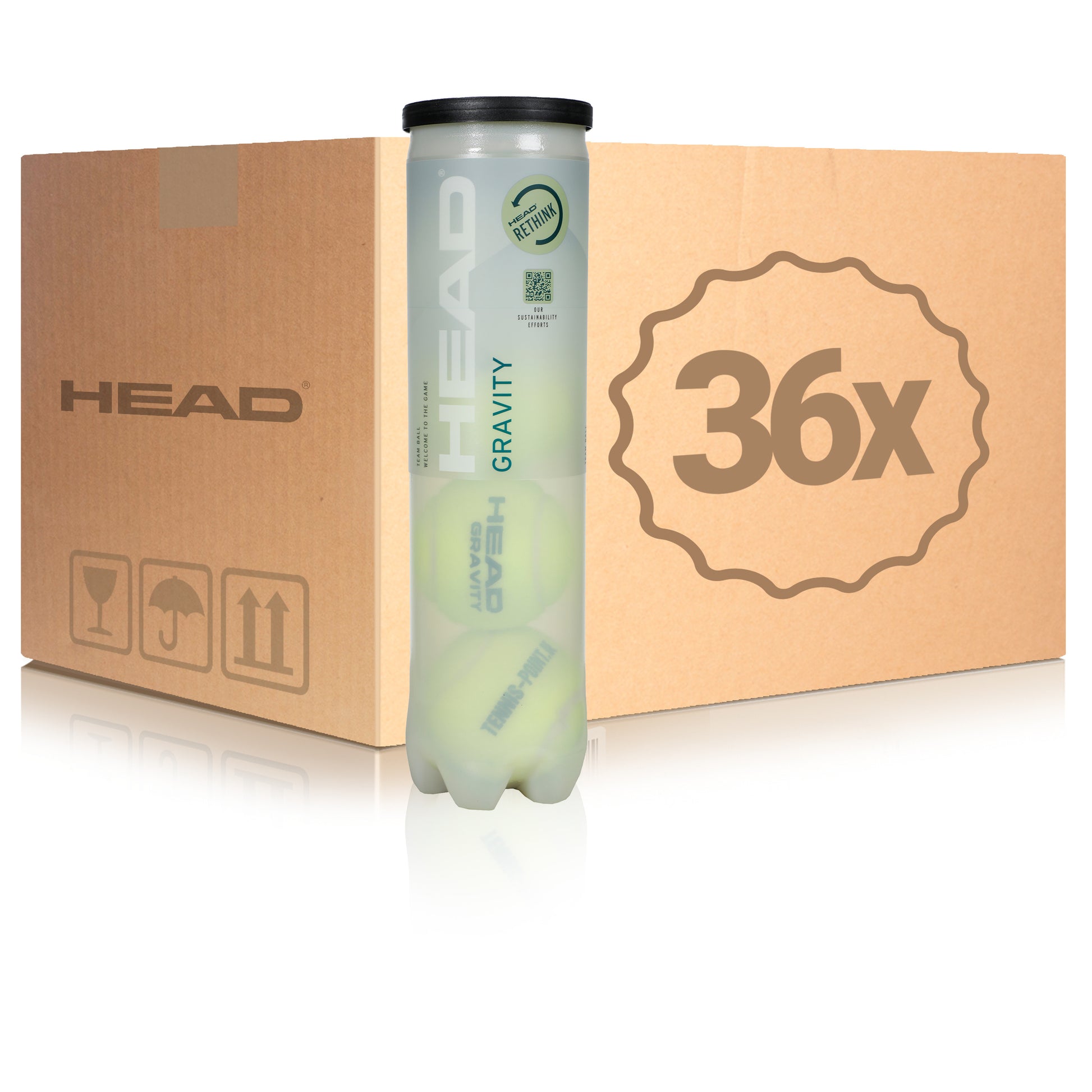HEAD 36x 4-pack rör Gravity