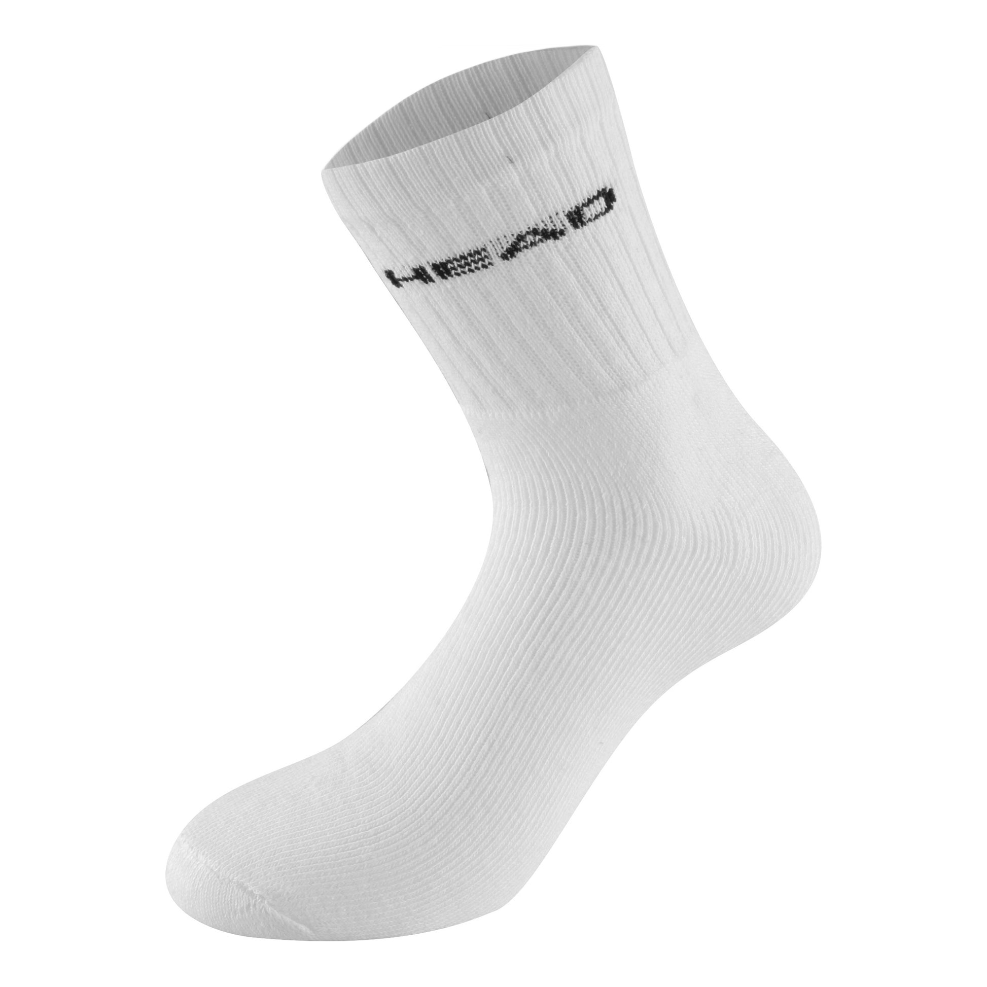 HEAD Short Crew Tennisstrumpor Unisex - vit, svart