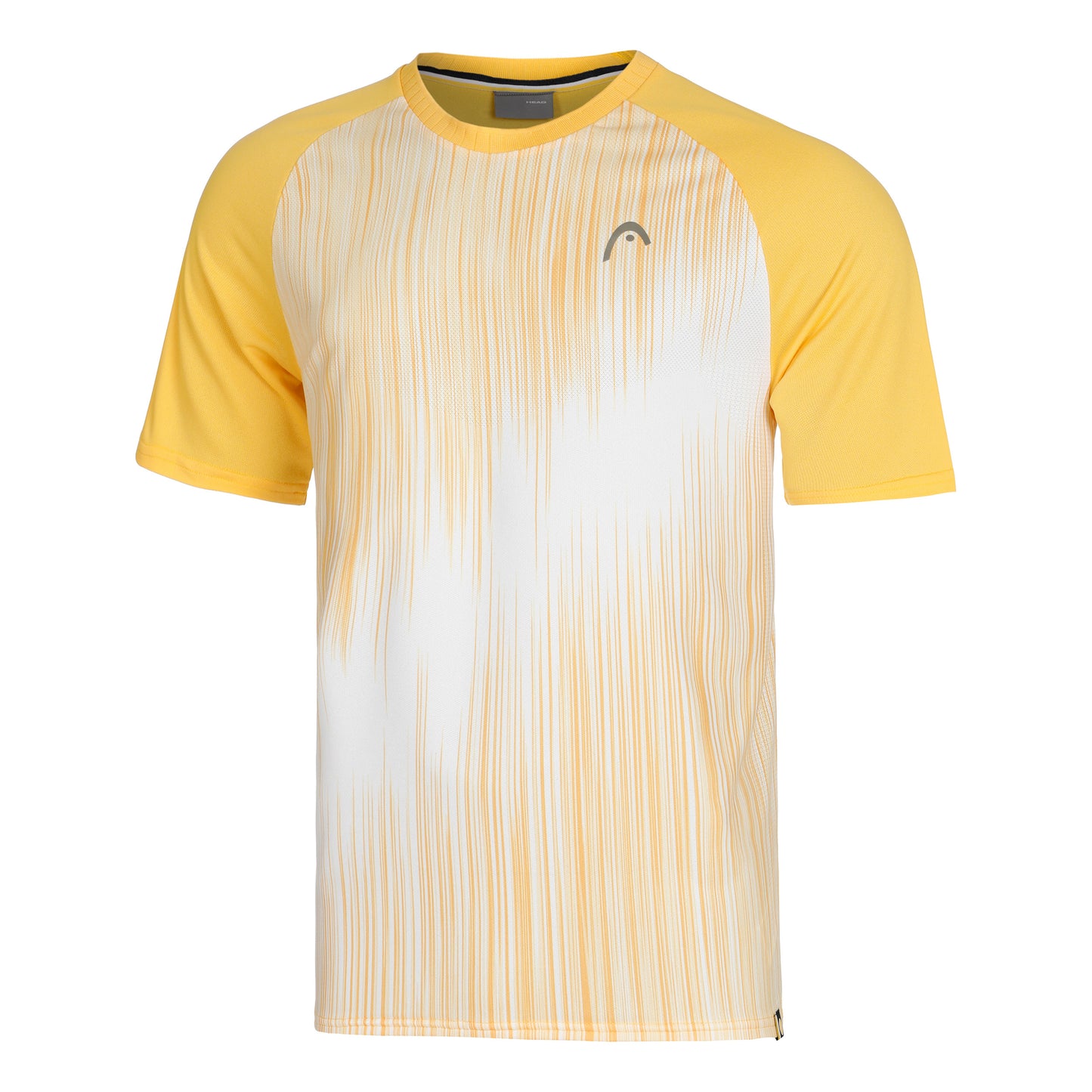 HEAD Performance T-shirt Herrar - guldgul, vit