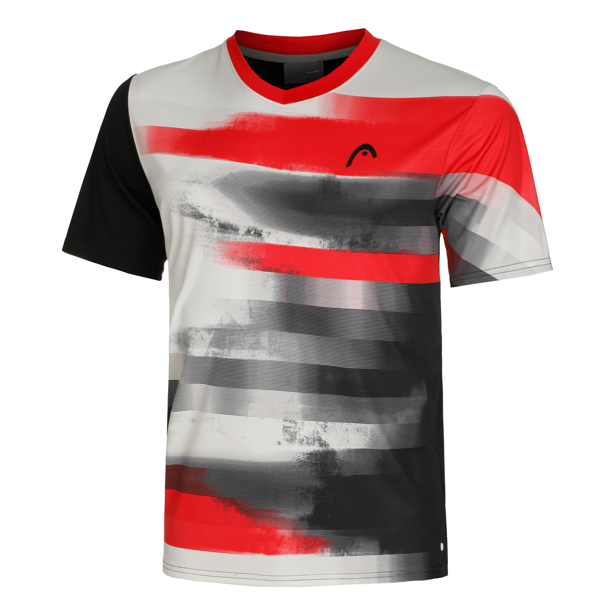 HEAD Topspin T-shirt Herrar - röd, svart