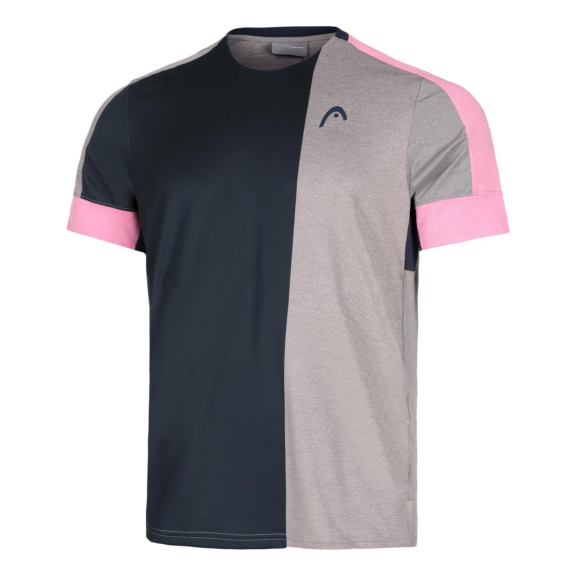 HEAD Play Tech T-shirt Herrar - mörkblå, rosa