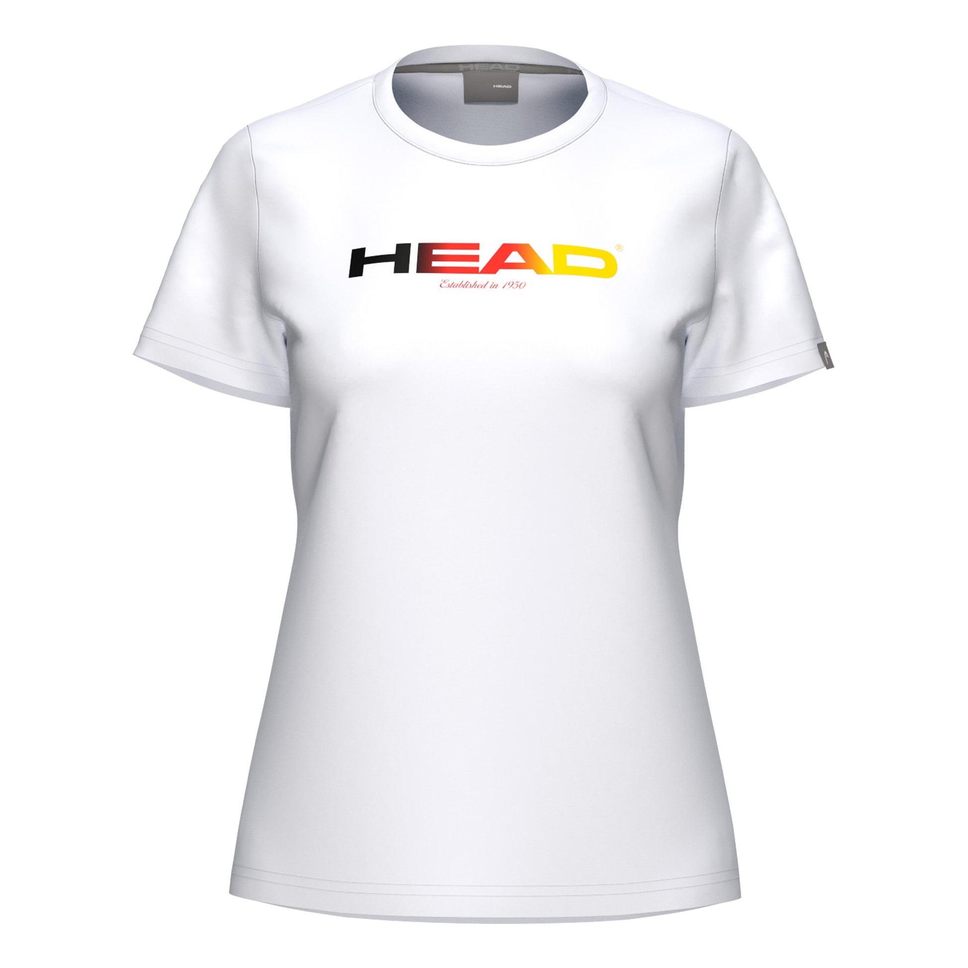 HEAD DTB Rainbow T-shirt Damer-vit