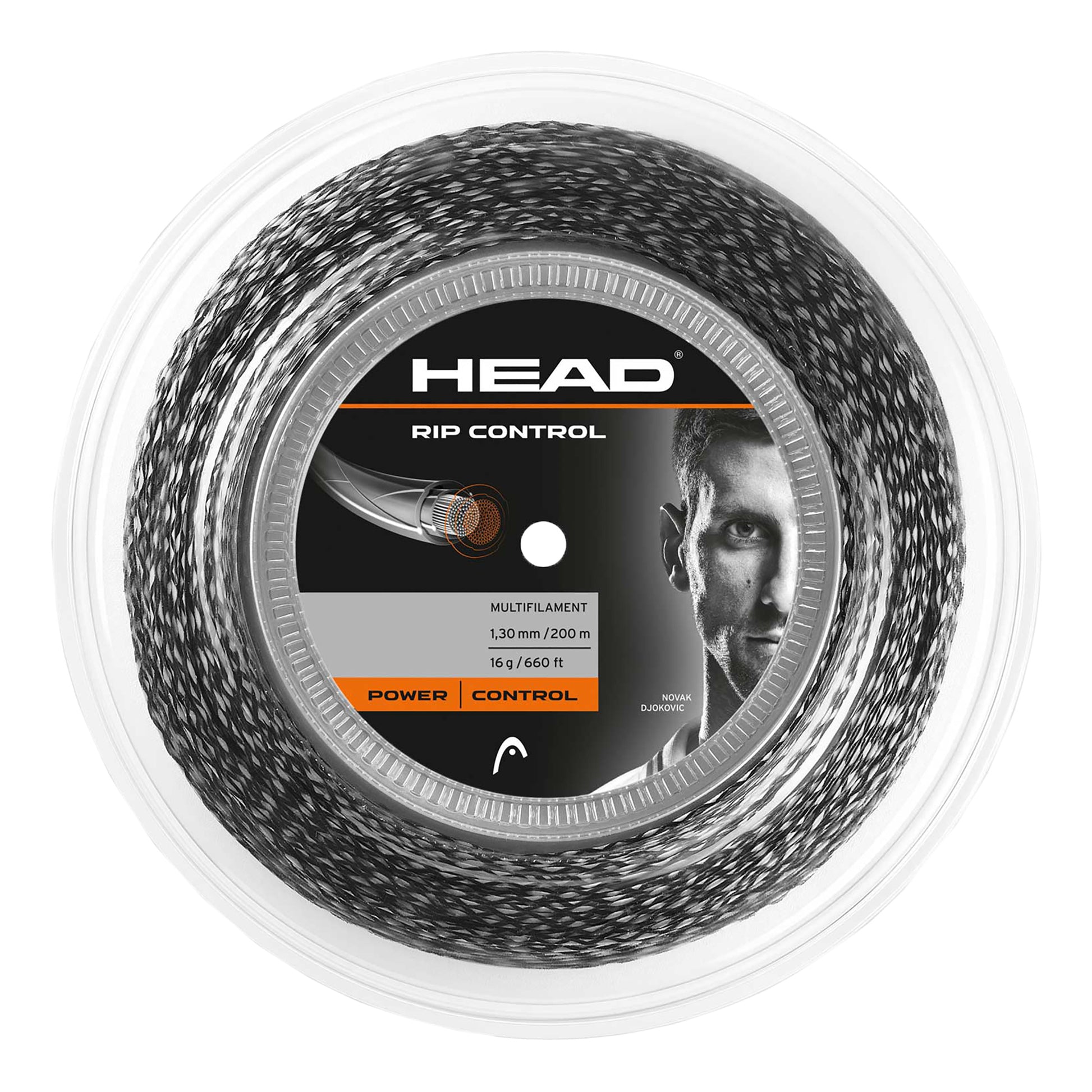 HEAD RIP Control Strängrulle 200m-Svart