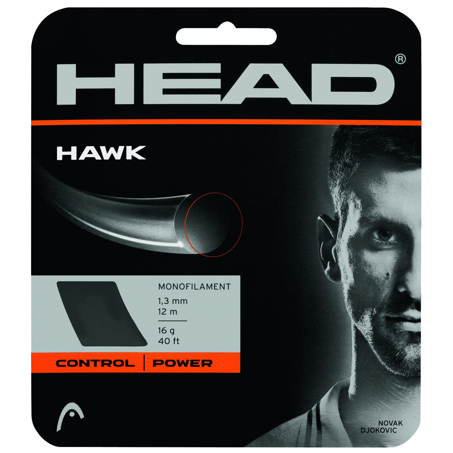 HEAD Hawk Strängset 12m-Vit