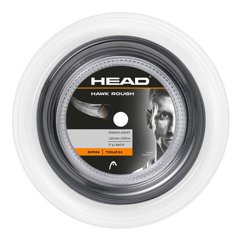 HEAD Hawk Rough Strängrulle 200m - antracit