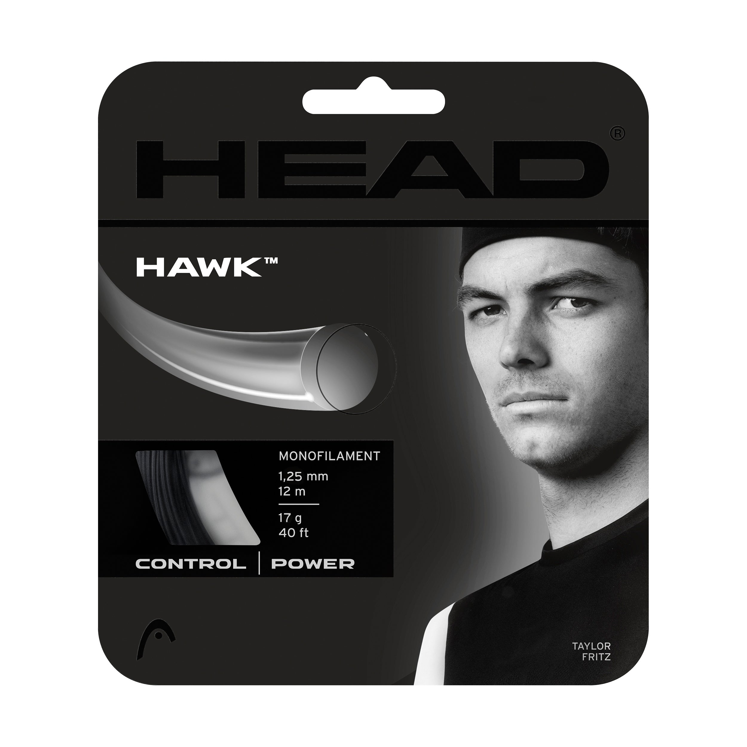 HEAD Hawk Strängset 12m-Svart