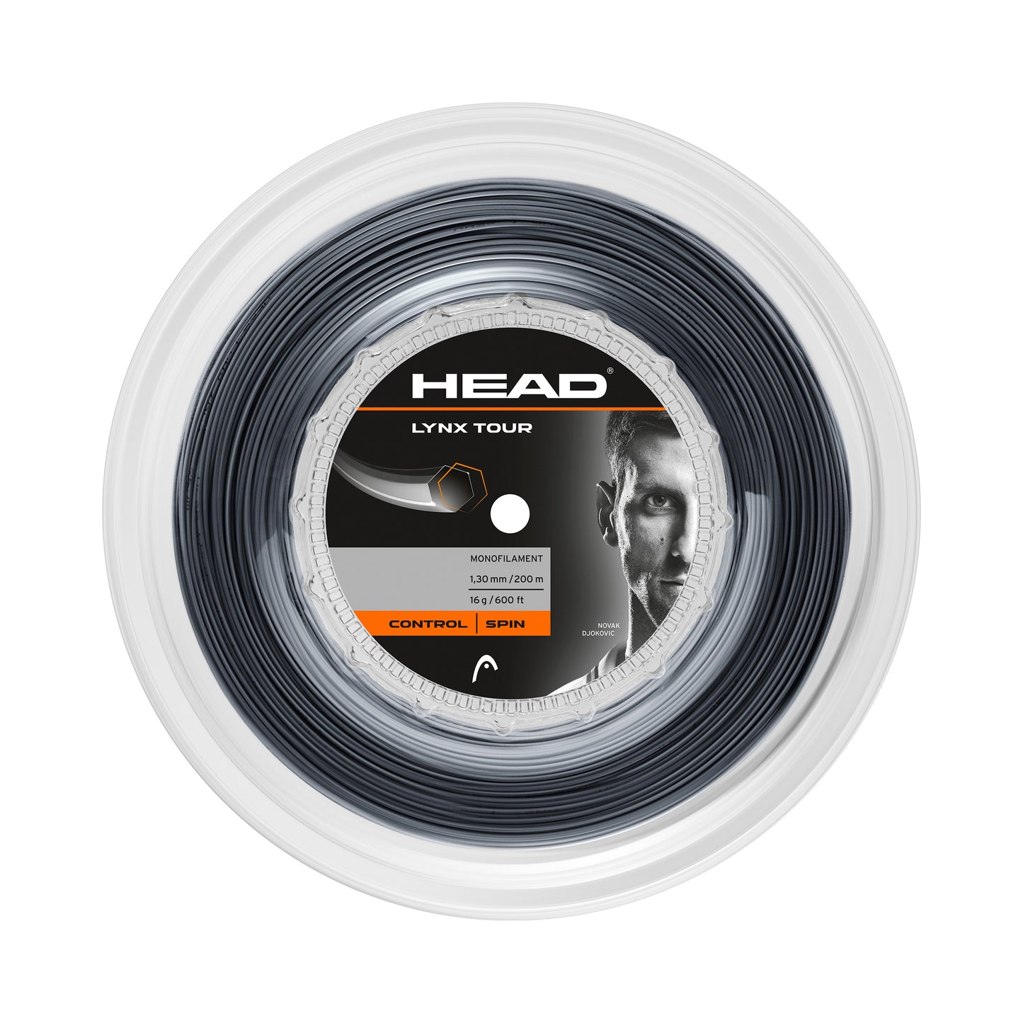 HEAD Lynx Tour Reel Strängrulle 200m-Svart