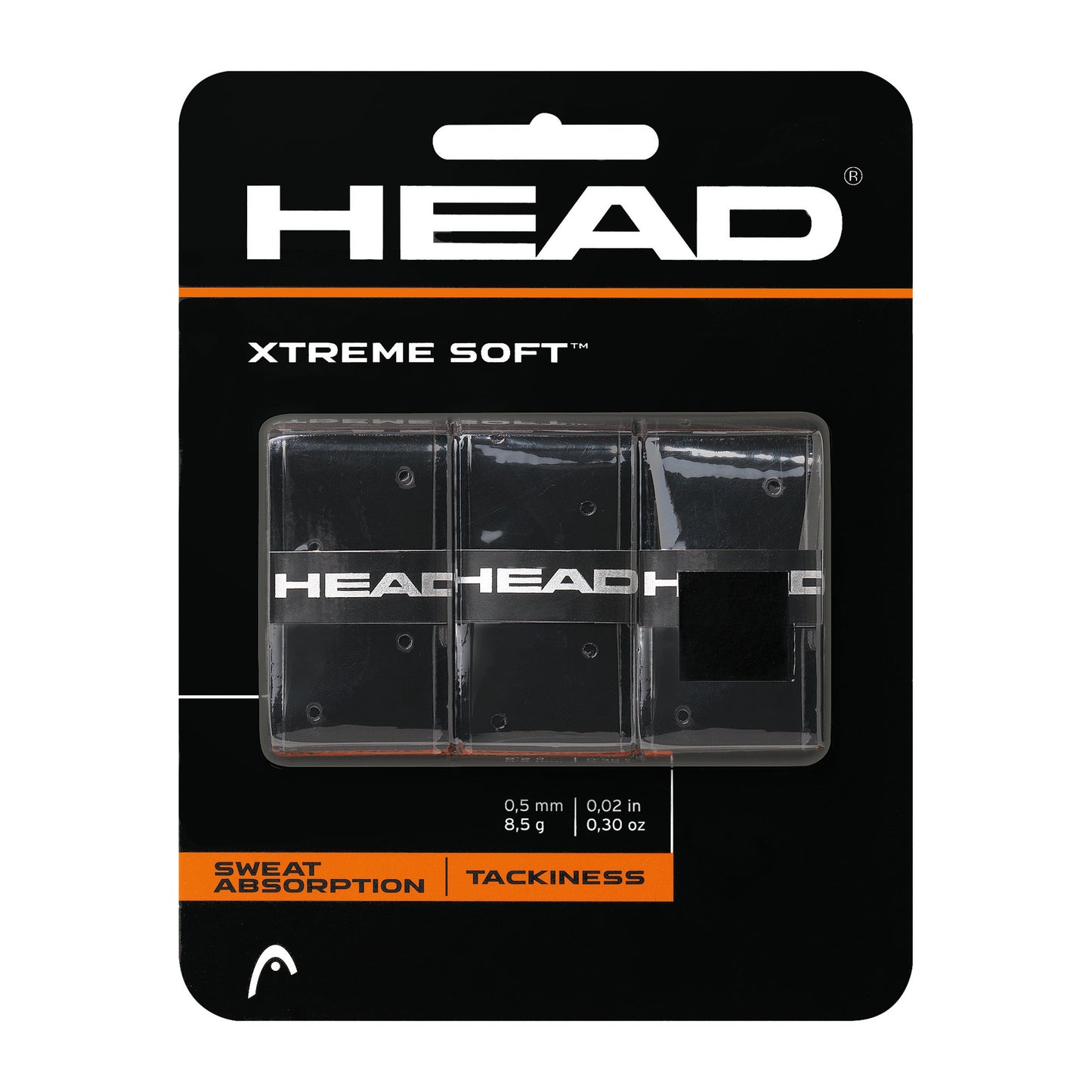 HEAD Xtreme Soft 3-pack-Svart