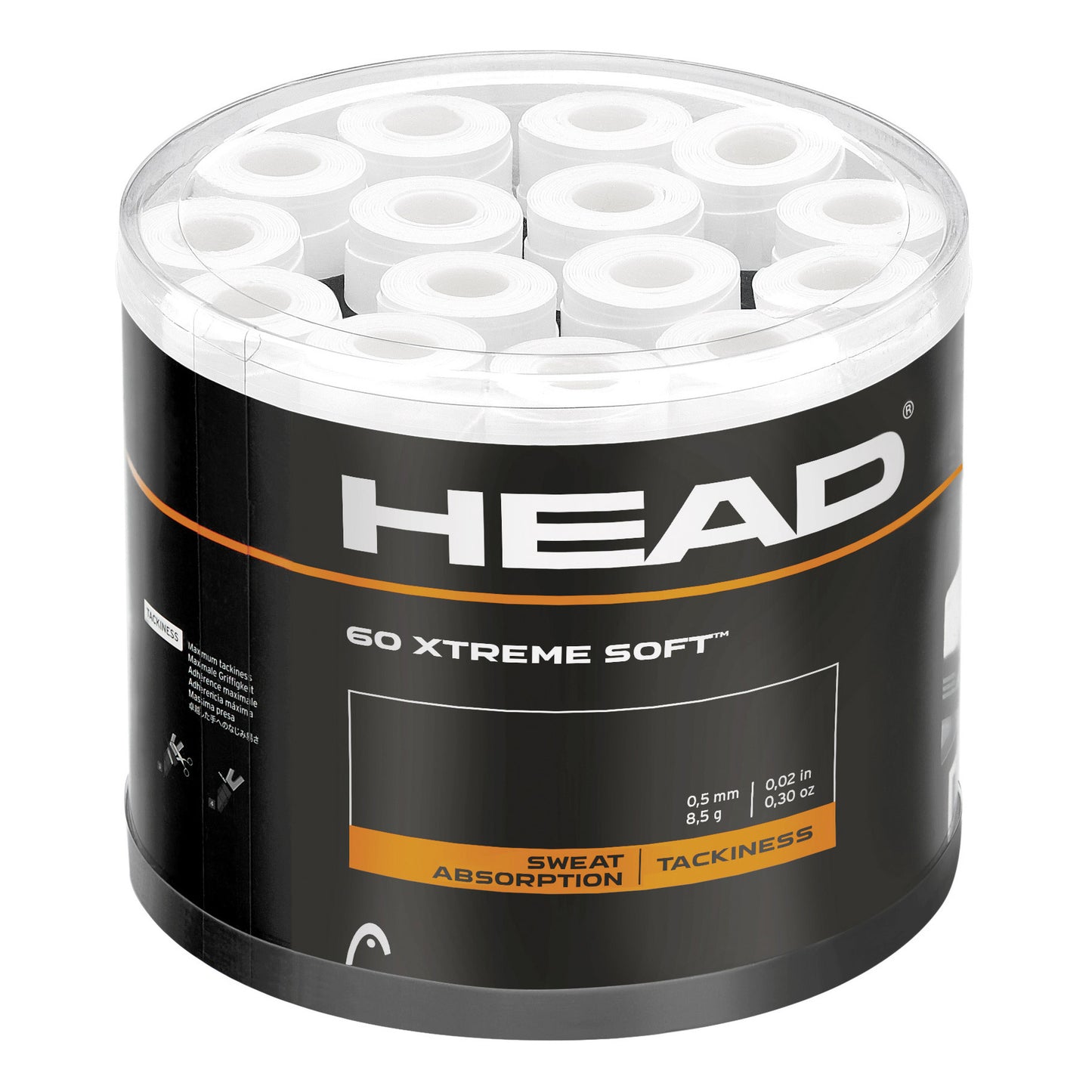 HEAD Xtreme Soft 60-pack - vit