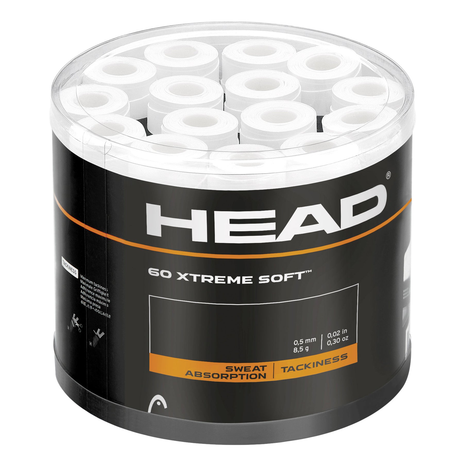 HEAD Xtreme Soft 60-pack - vit